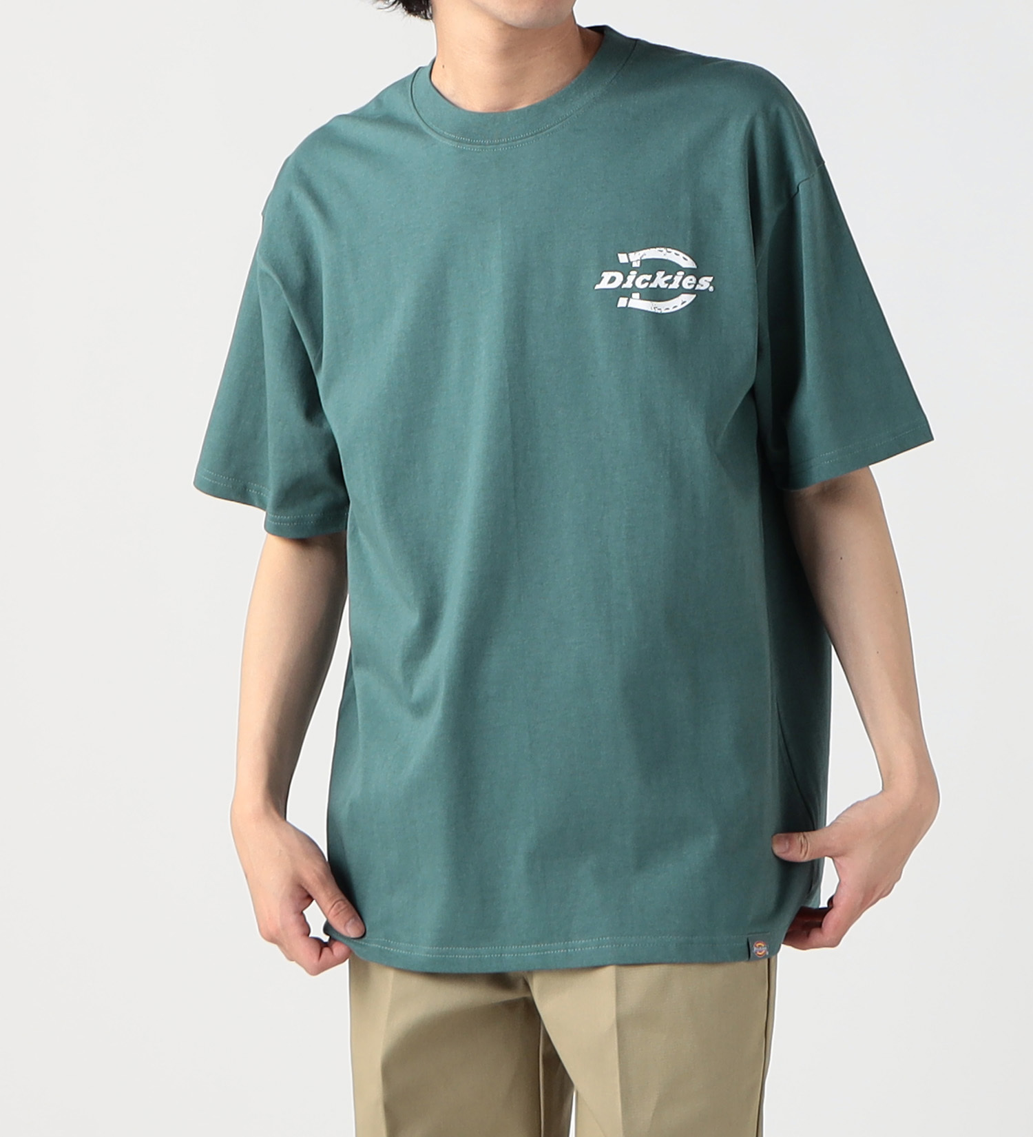 Dickies(ディッキーズ)のバックプリント クルーネック 半袖Tシャツ|トップス/Tシャツ/カットソー/メンズ|グリーン