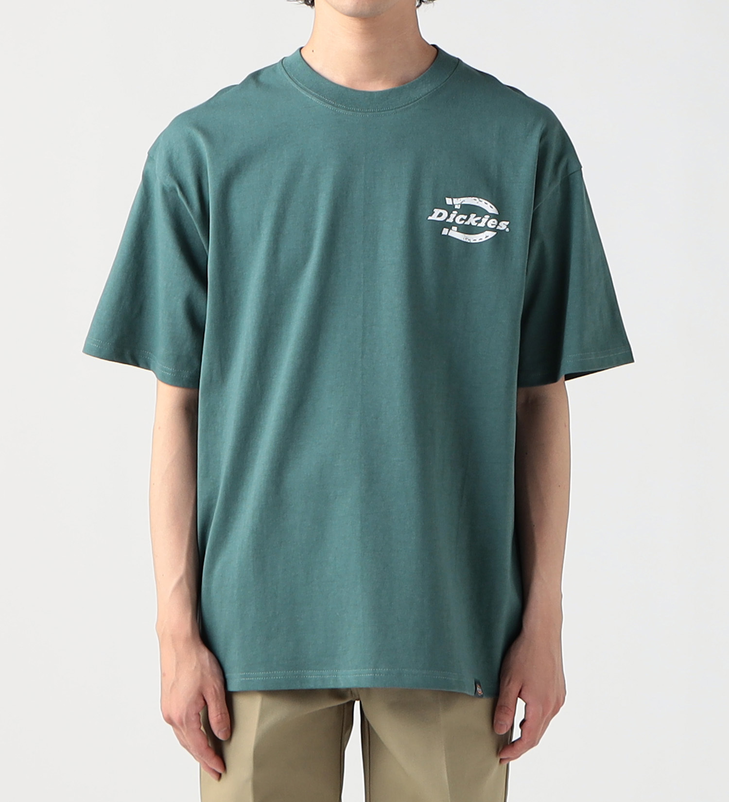 Dickies(ディッキーズ)のバックプリント クルーネック 半袖Tシャツ|トップス/Tシャツ/カットソー/メンズ|グリーン