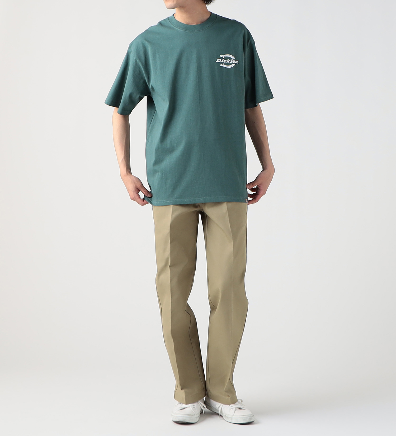 Dickies(ディッキーズ)のバックプリント クルーネック 半袖Tシャツ|トップス/Tシャツ/カットソー/メンズ|グリーン