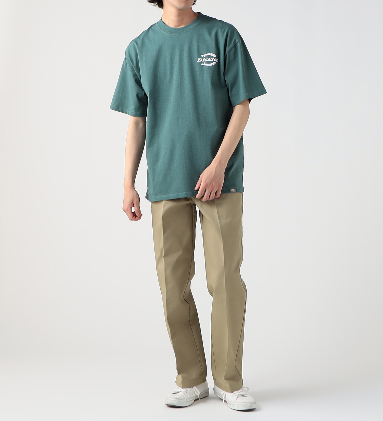 Dickies(ディッキーズ)のバックプリント クルーネック 半袖Tシャツ|トップス/Tシャツ/カットソー/メンズ|グリーン
