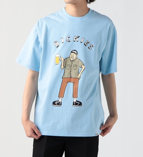 Dickies(ディッキーズ)の【SUMMER SALE】DickiesｘESOW　半袖Tシャツ(beer)|トップス/Tシャツ/カットソー/メンズ|サックスブルー