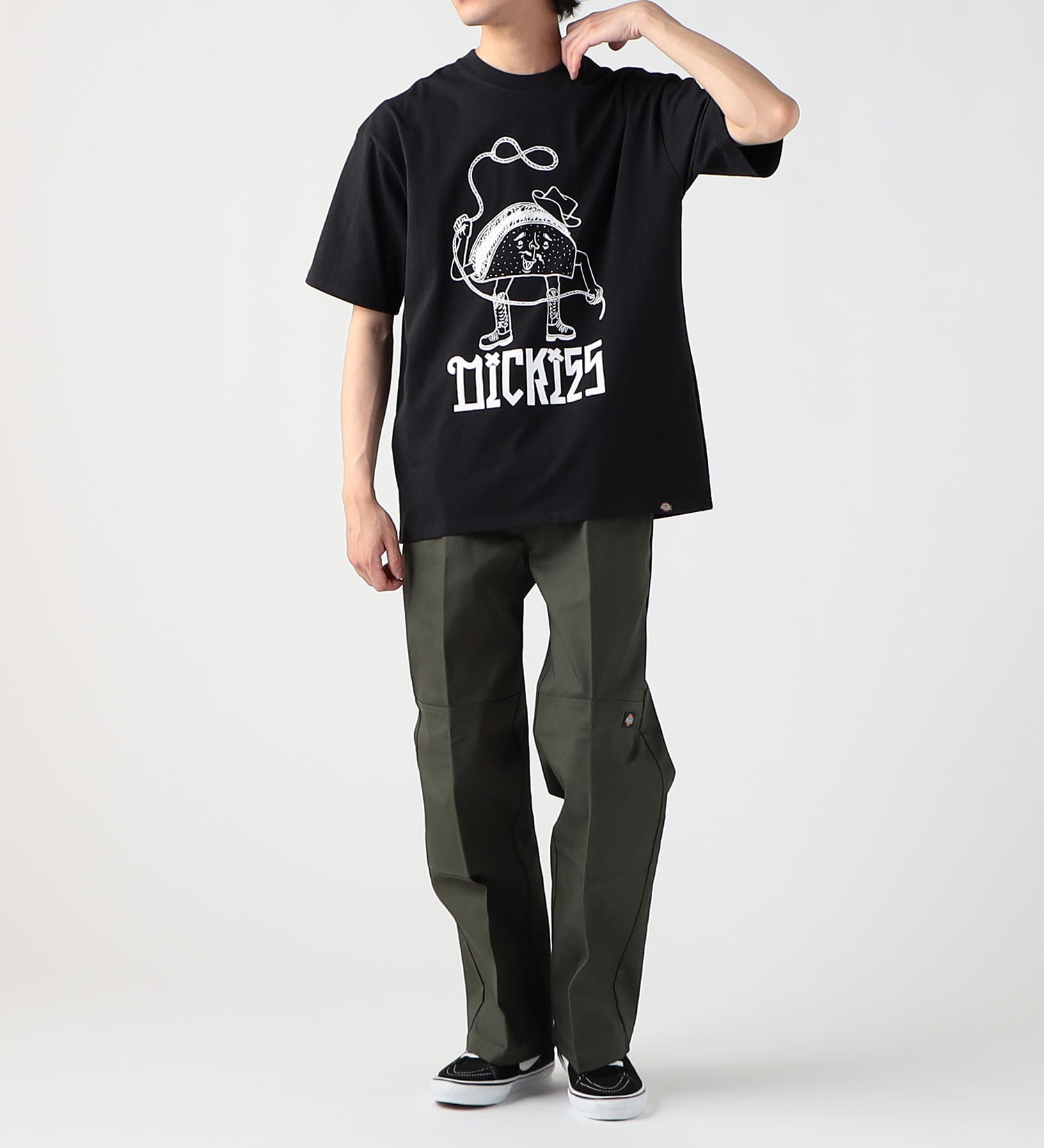 Dickies(ディッキーズ)の【SUMMER SALE】DickiesｘESOW　半袖Tシャツ(tacos)|トップス/Tシャツ/カットソー/メンズ|ブラック