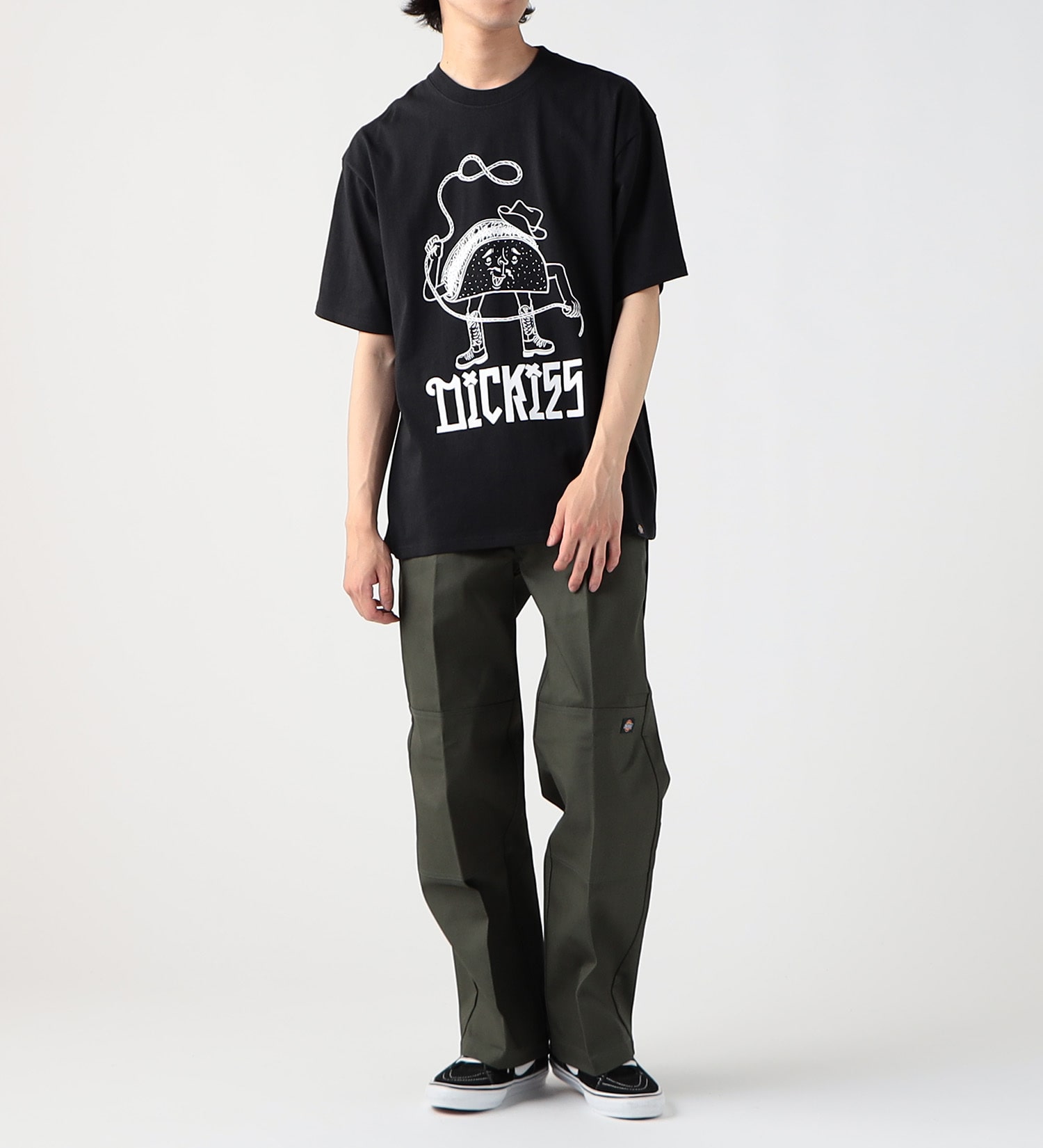 Dickies(ディッキーズ)の【SUMMER SALE】DickiesｘESOW　半袖Tシャツ(tacos)|トップス/Tシャツ/カットソー/メンズ|ブラック