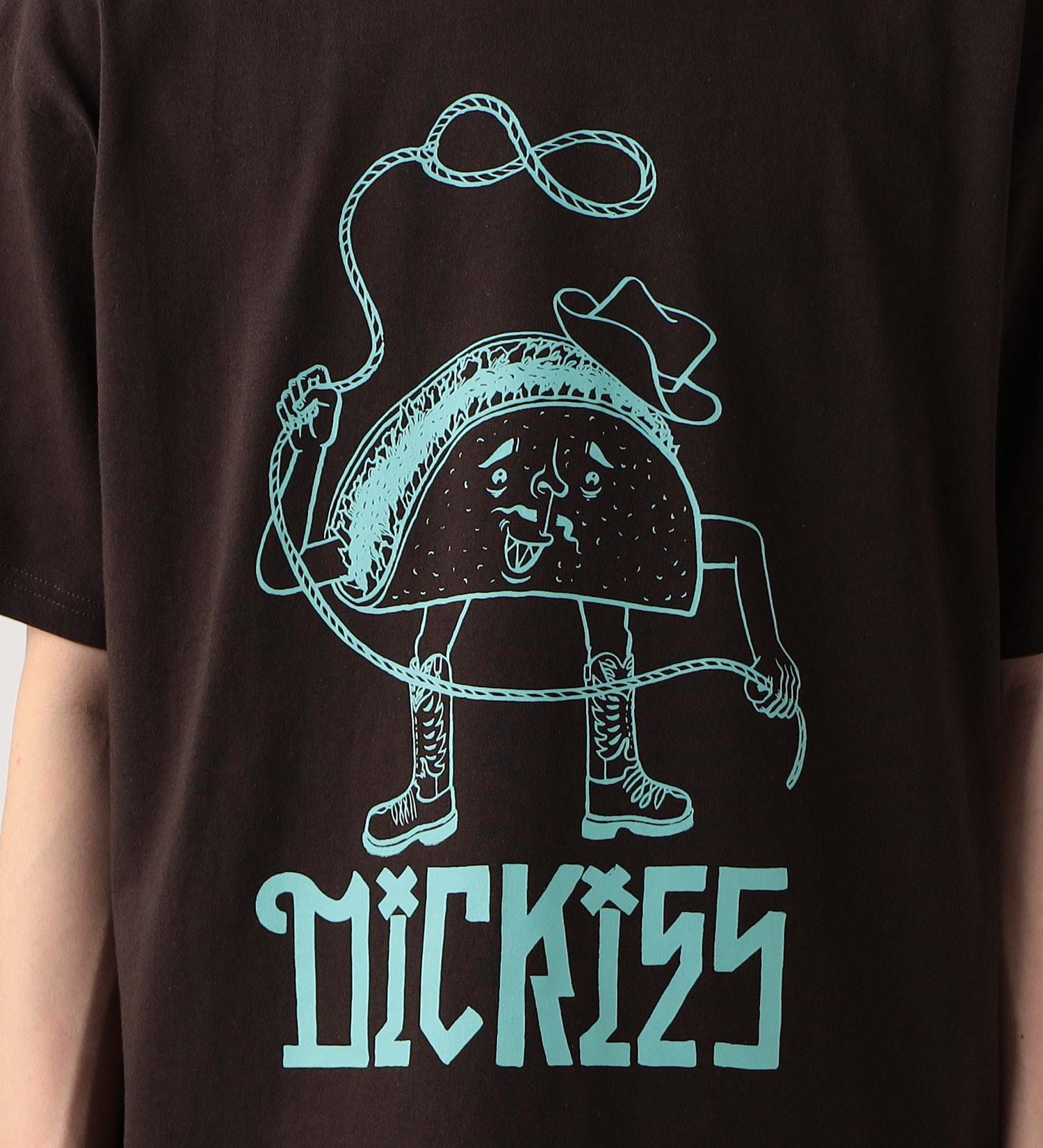 Dickies(ディッキーズ)の【SUMMER SALE】DickiesxESOW 半袖Tシャツ(tacos)|トップス/Tシャツ/カットソー/メンズ|ブラウン