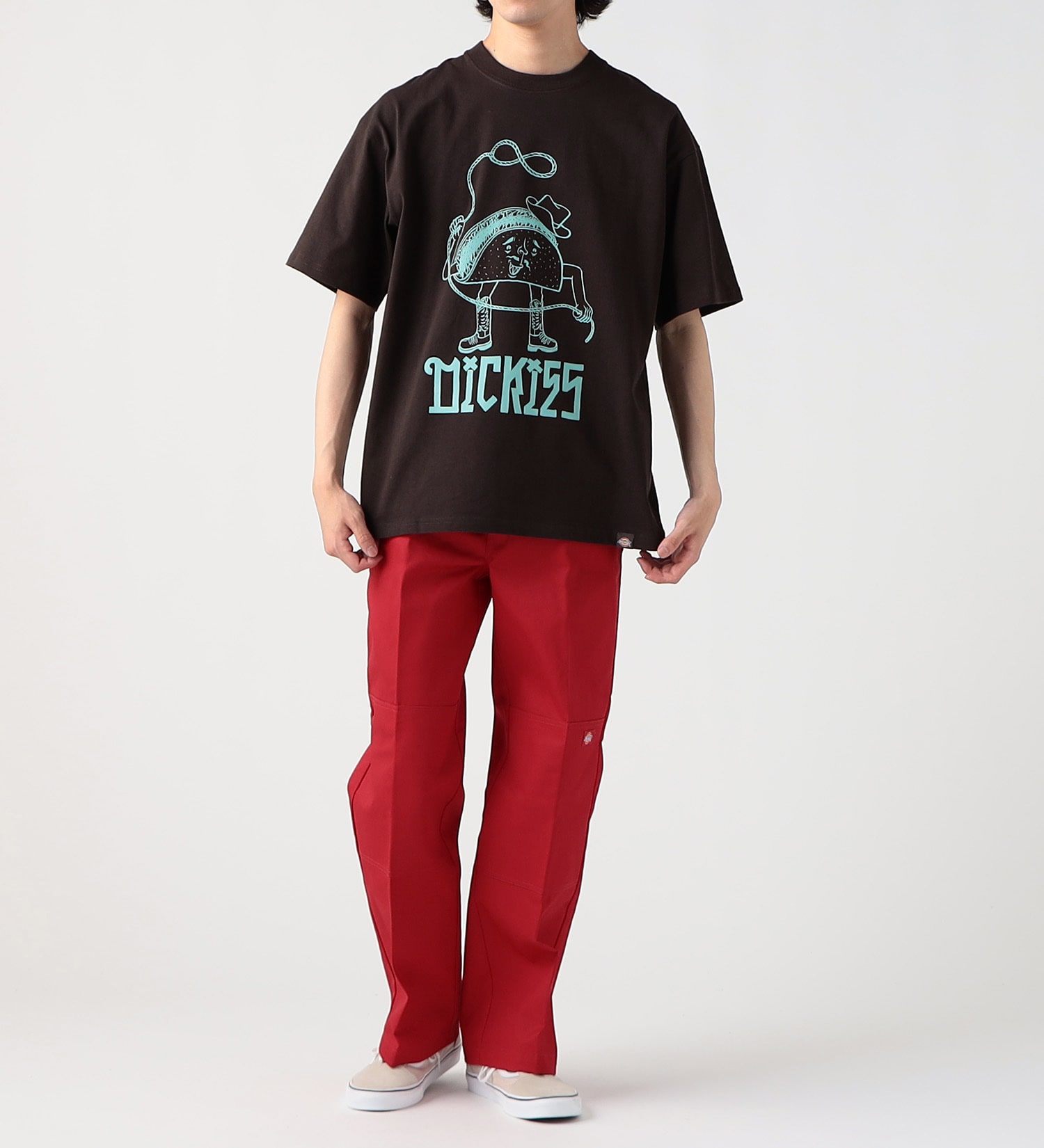 Dickies(ディッキーズ)の【SUMMER SALE】DickiesxESOW 半袖Tシャツ(tacos)|トップス/Tシャツ/カットソー/メンズ|ブラウン