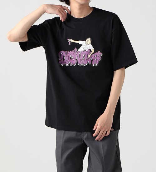 【SUMMER SALE】DickiesｘESOW　半袖Tシャツ(spray)
