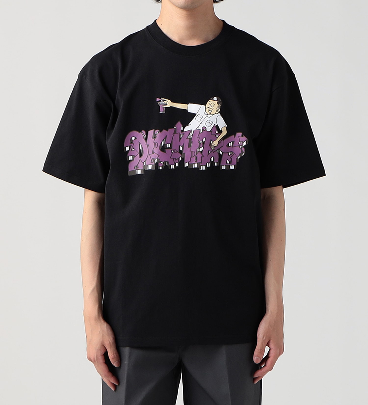 Dickies(ディッキーズ)の【SUMMER SALE】DickiesxESOW 半袖Tシャツ(spray)|トップス/Tシャツ/カットソー/メンズ|ブラック