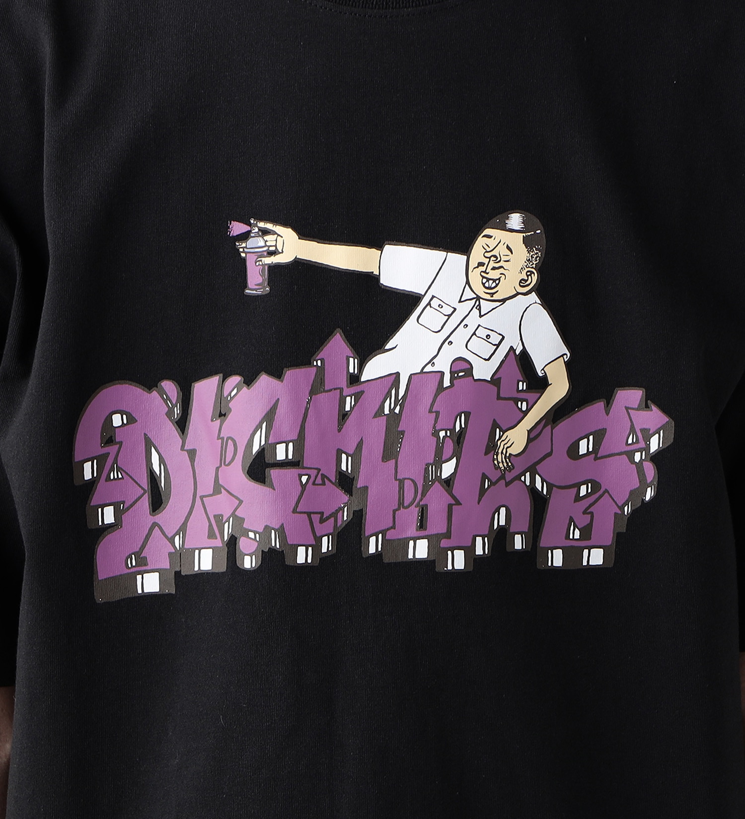 Dickies(ディッキーズ)の【SUMMER SALE】DickiesxESOW 半袖Tシャツ(spray)|トップス/Tシャツ/カットソー/メンズ|ブラック