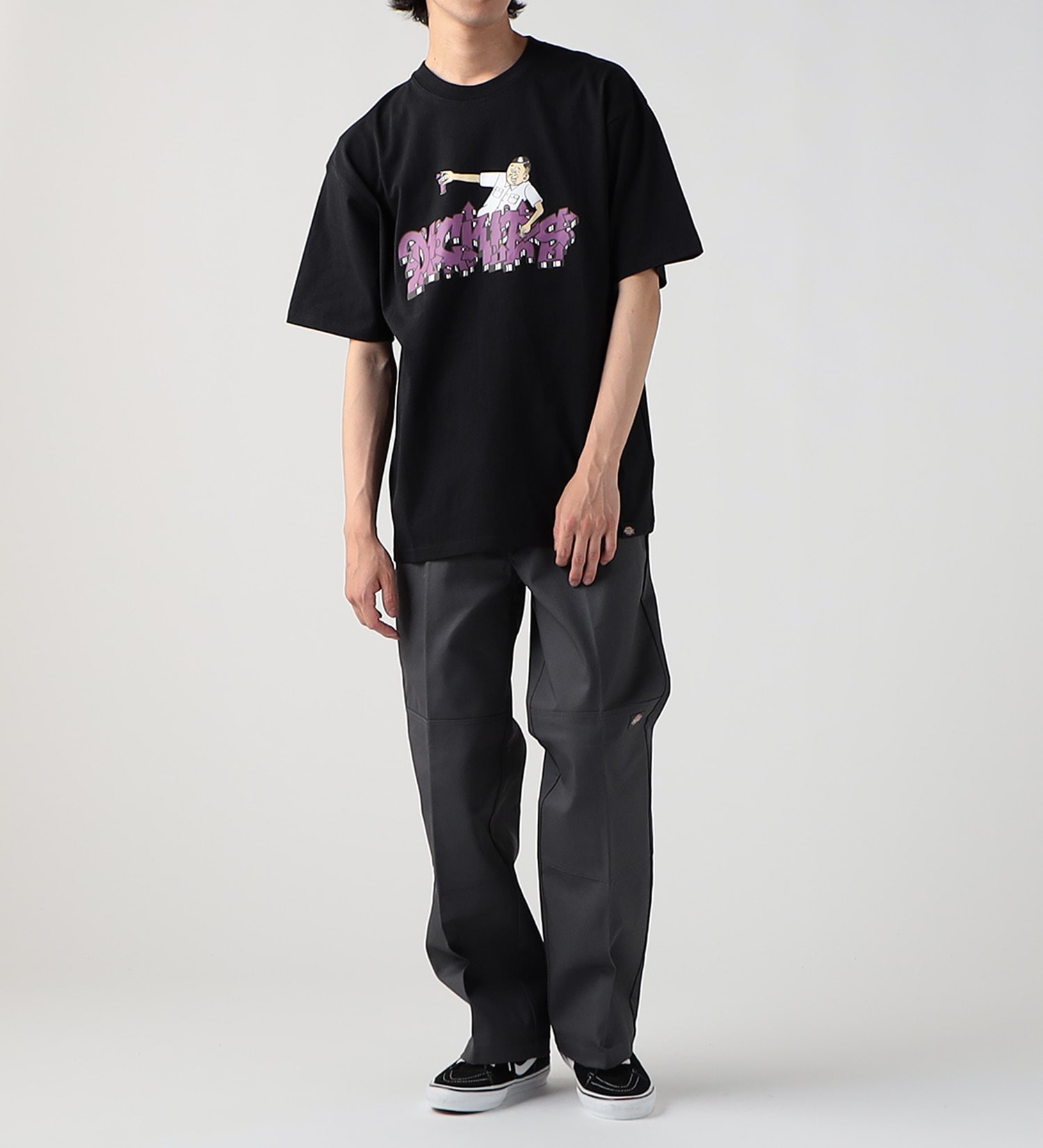Dickies(ディッキーズ)の【SUMMER SALE】DickiesxESOW 半袖Tシャツ(spray)|トップス/Tシャツ/カットソー/メンズ|ブラック