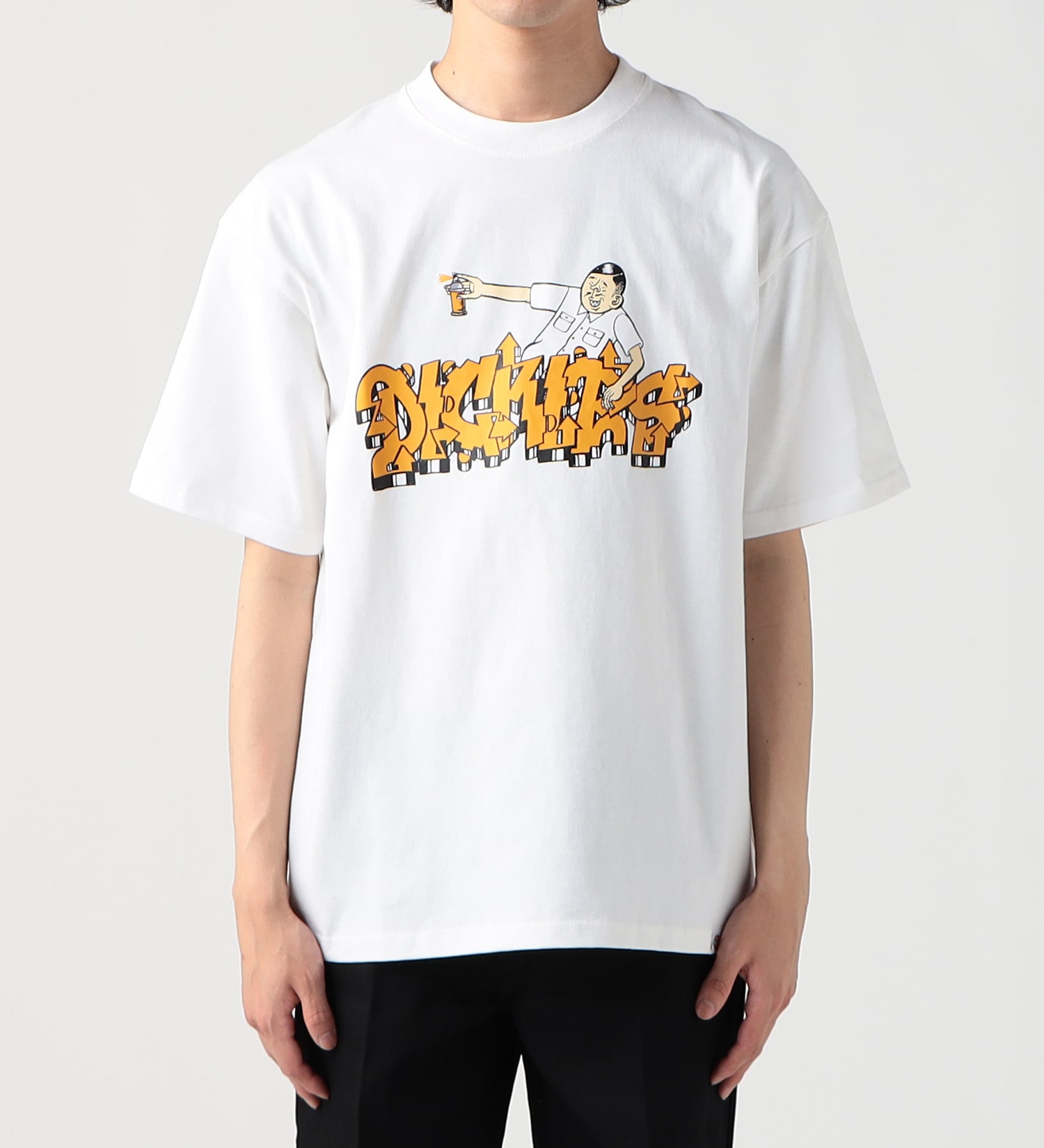 Dickies(ディッキーズ)の【SUMMER SALE】DickiesxESOW 半袖Tシャツ(spray)|トップス/Tシャツ/カットソー/メンズ|ホワイト