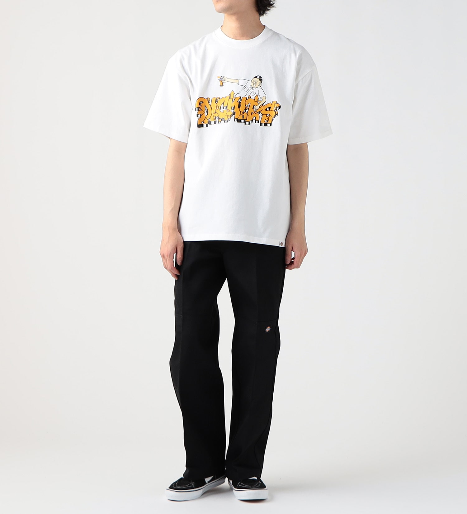 Dickies(ディッキーズ)の【SUMMER SALE】DickiesxESOW 半袖Tシャツ(spray)|トップス/Tシャツ/カットソー/メンズ|ホワイト