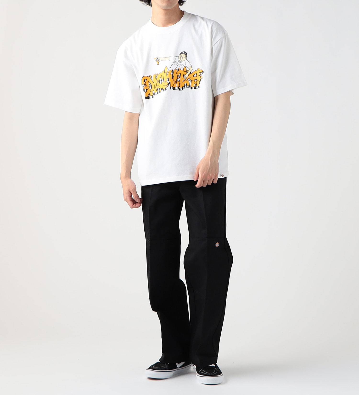 Dickies(ディッキーズ)の【SUMMER SALE】DickiesxESOW 半袖Tシャツ(spray)|トップス/Tシャツ/カットソー/メンズ|ホワイト