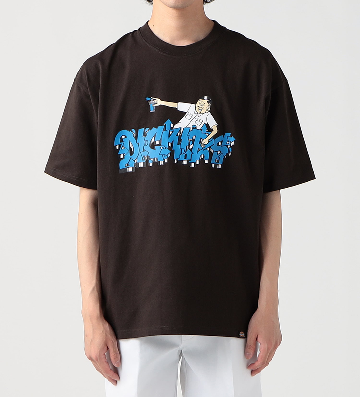 Dickies(ディッキーズ)の【SUMMER SALE】DickiesxESOW 半袖Tシャツ(spray)|トップス/Tシャツ/カットソー/メンズ|ブラウン