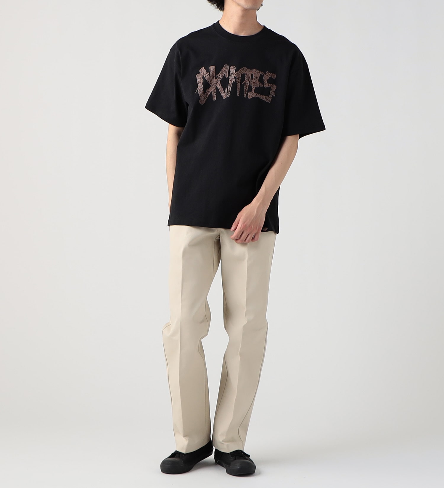 Dickies(ディッキーズ)の【SUMMER SALE】DickiesxESOW 半袖Tシャツ(three)|トップス/Tシャツ/カットソー/メンズ|ブラック