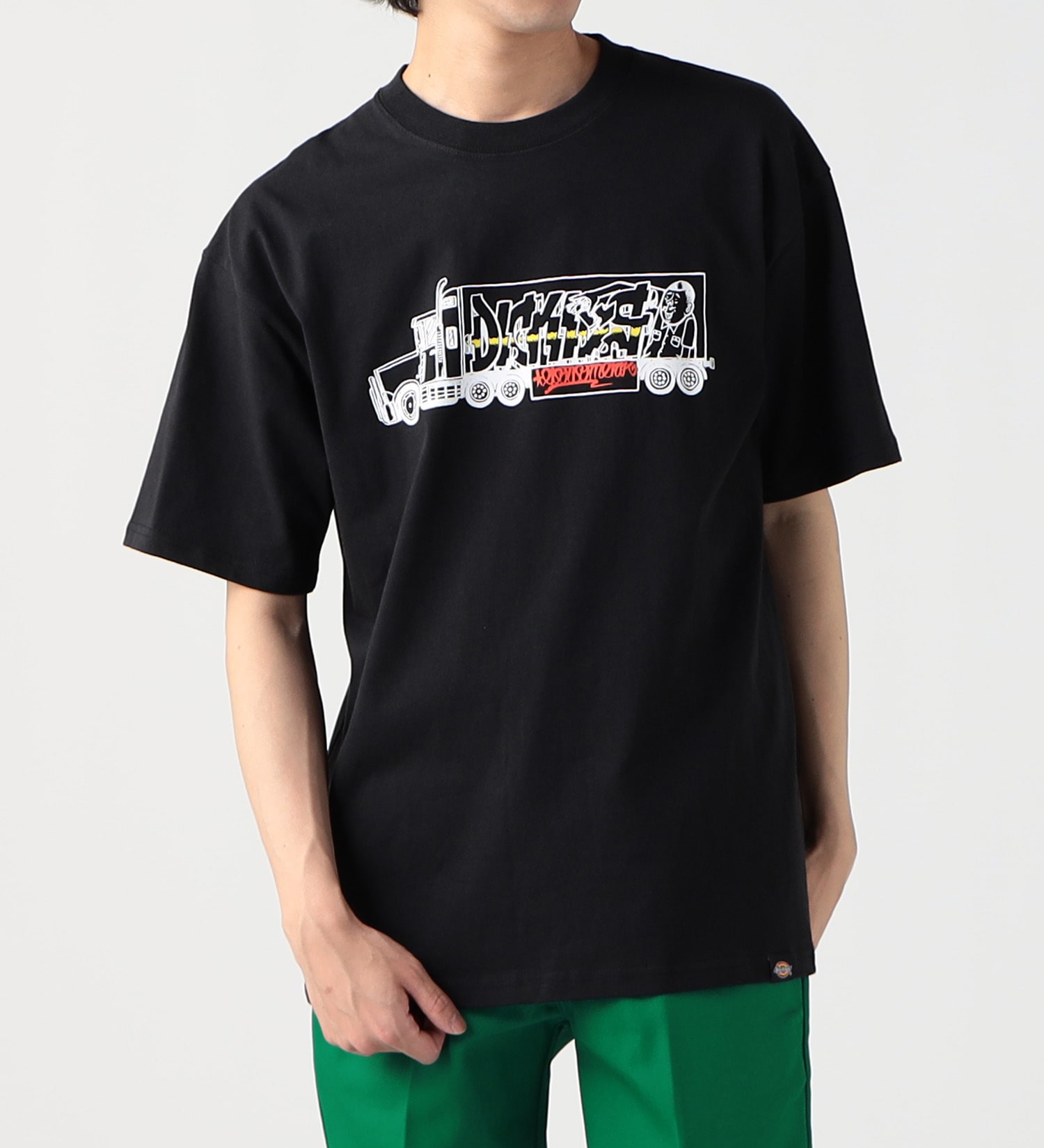 Dickies(ディッキーズ)の【SUMMER SALE】DickiesxESOW 半袖Tシャツ(track)|トップス/Tシャツ/カットソー/メンズ|ブラック