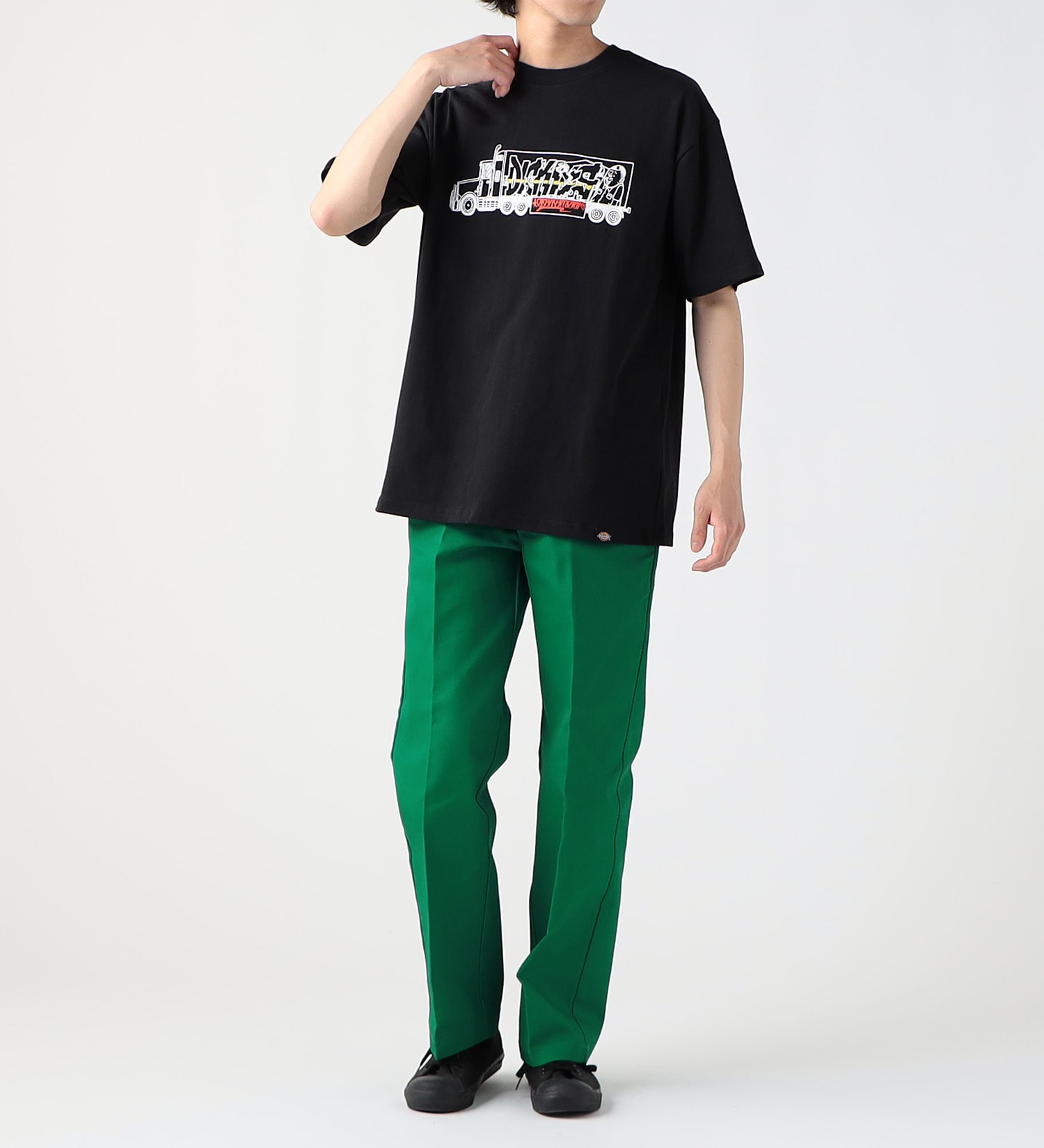 Dickies(ディッキーズ)の【SUMMER SALE】DickiesxESOW 半袖Tシャツ(track)|トップス/Tシャツ/カットソー/メンズ|ブラック