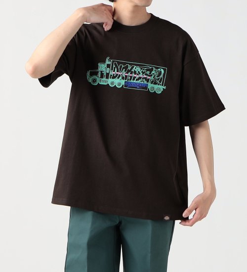 Dickies(ディッキーズ)の【SUMMER SALE】DickiesｘESOW　半袖Tシャツ(track)|トップス/Tシャツ/カットソー/メンズ|ブラウン