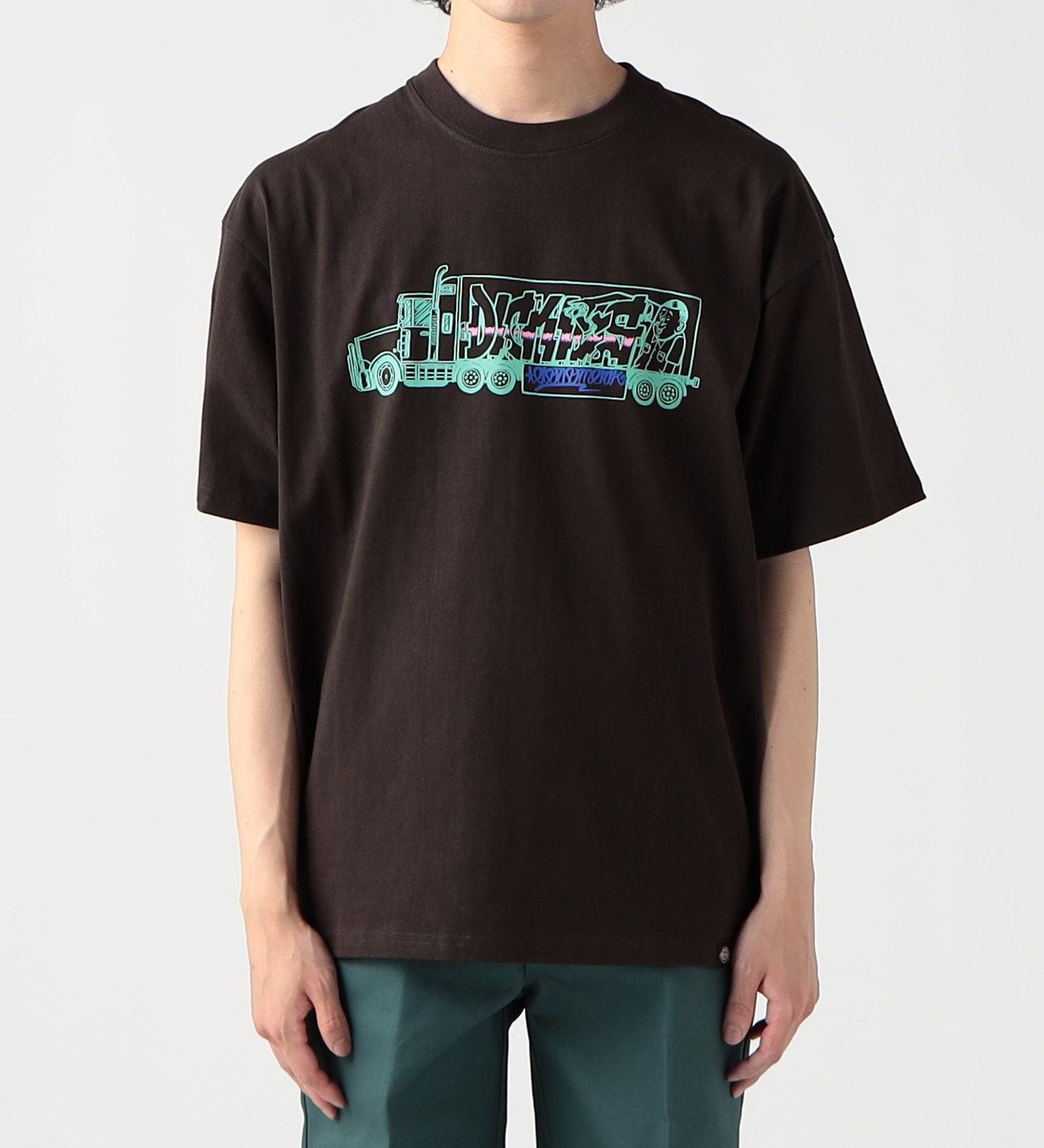 Dickies(ディッキーズ)の【SUMMER SALE】DickiesxESOW 半袖Tシャツ(track)|トップス/Tシャツ/カットソー/メンズ|ブラウン