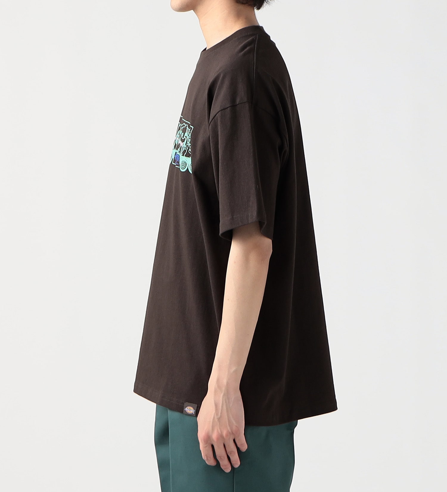 Dickies(ディッキーズ)の【SUMMER SALE】DickiesxESOW 半袖Tシャツ(track)|トップス/Tシャツ/カットソー/メンズ|ブラウン