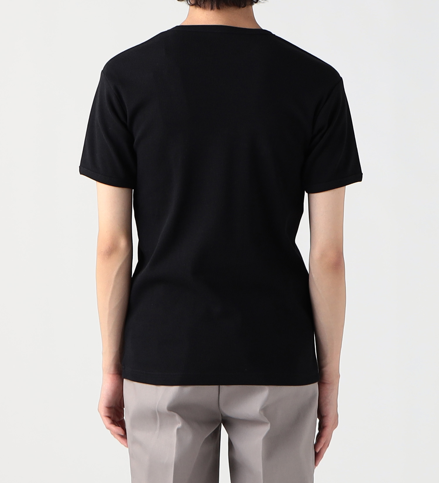 Dickies(ディッキーズ)のリブクルーネックTシャツ 半袖|トップス/Tシャツ/カットソー/メンズ|ブラック