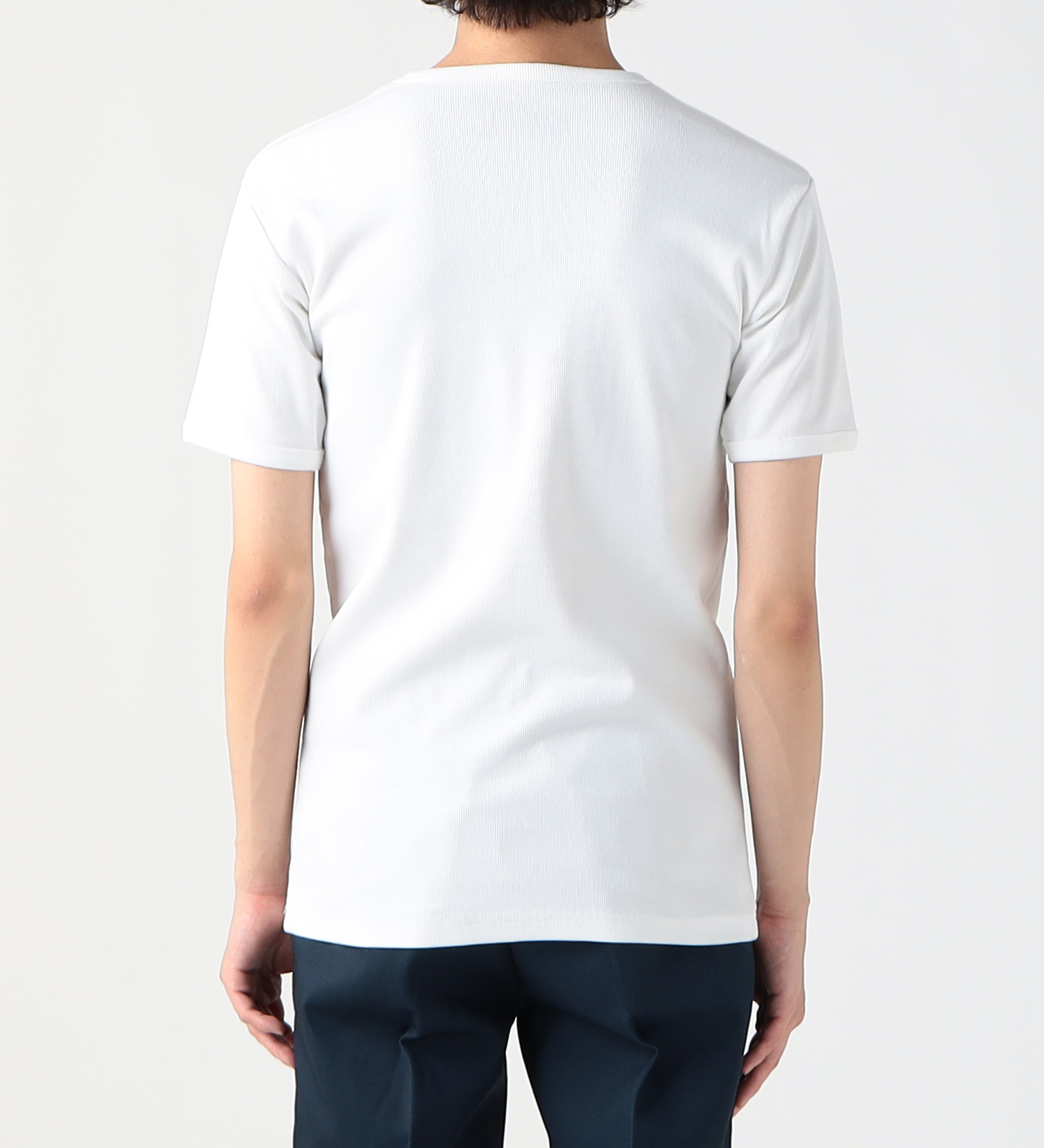 Dickies(ディッキーズ)のリブクルーネックTシャツ 半袖|トップス/Tシャツ/カットソー/メンズ|ホワイト