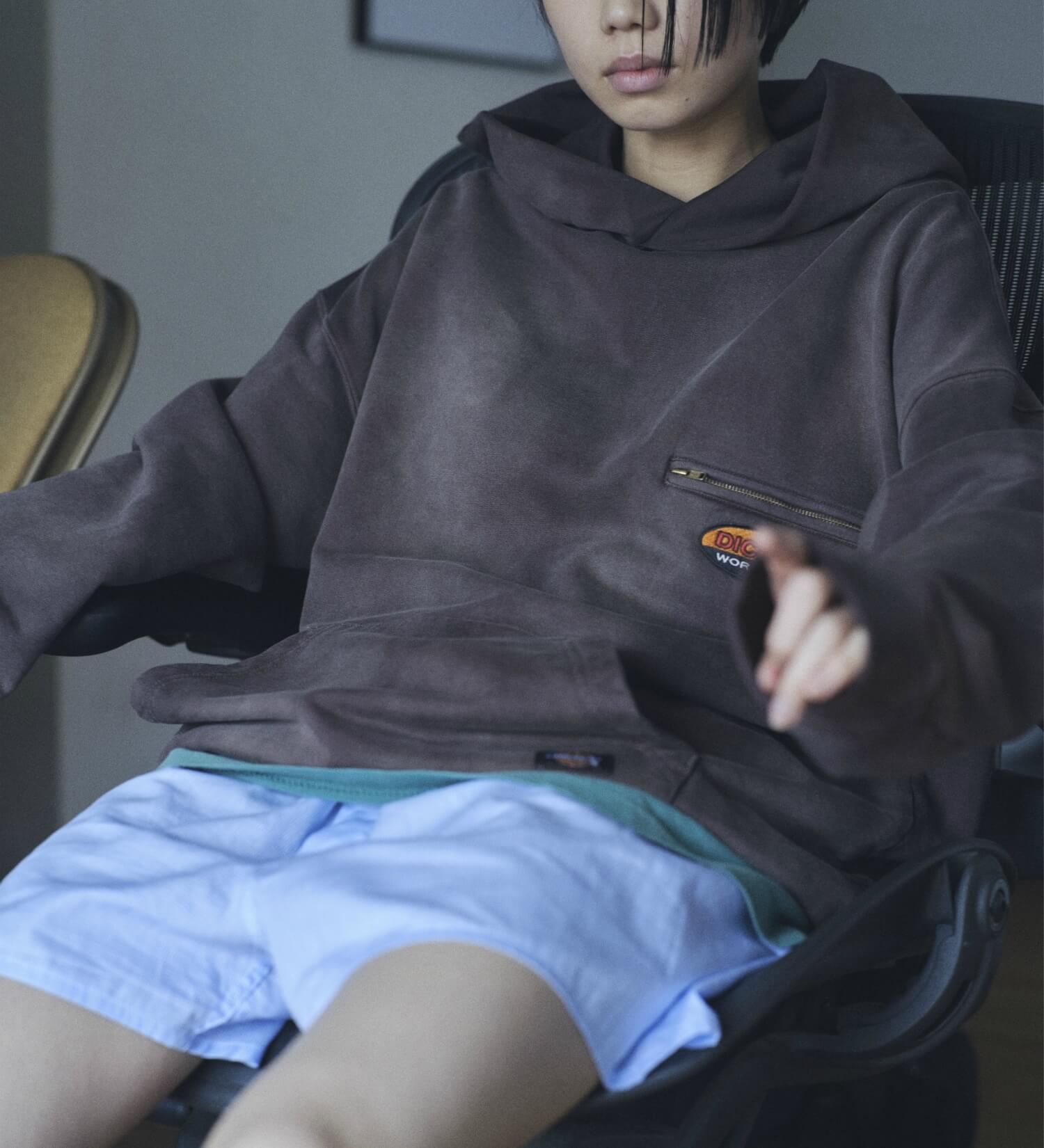 Dickies(ディッキーズ)の【Dickies(R) x SEDAN ALL-PURPOSE(R)】Faded Washed Hoodie|トップス/パーカー/メンズ|ダークブラウン