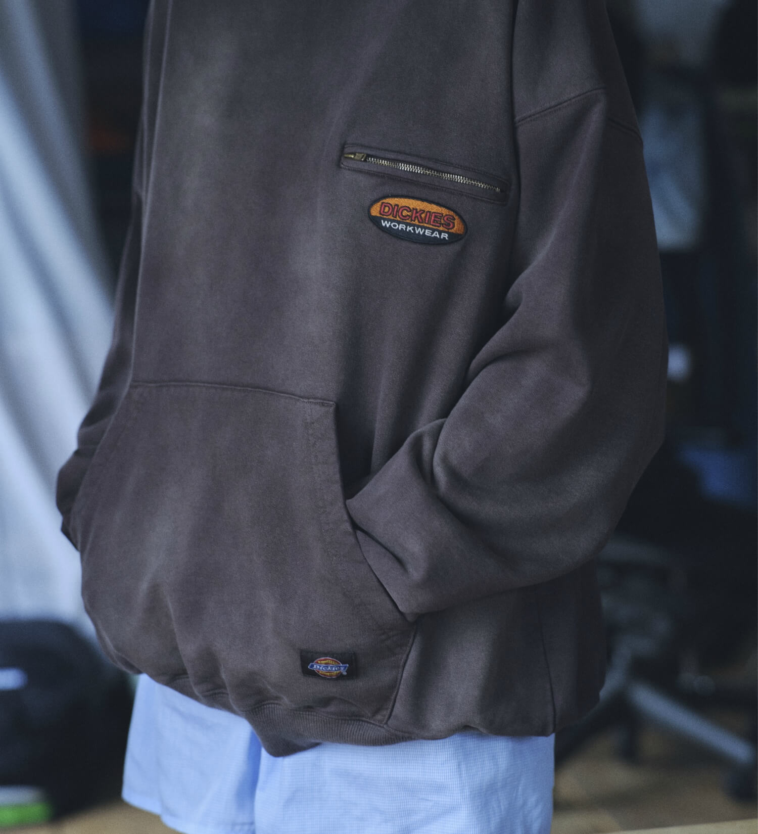 Dickies(ディッキーズ)の【Dickies(R) x SEDAN ALL-PURPOSE(R)】Faded Washed Hoodie|トップス/パーカー/メンズ|ダークブラウン