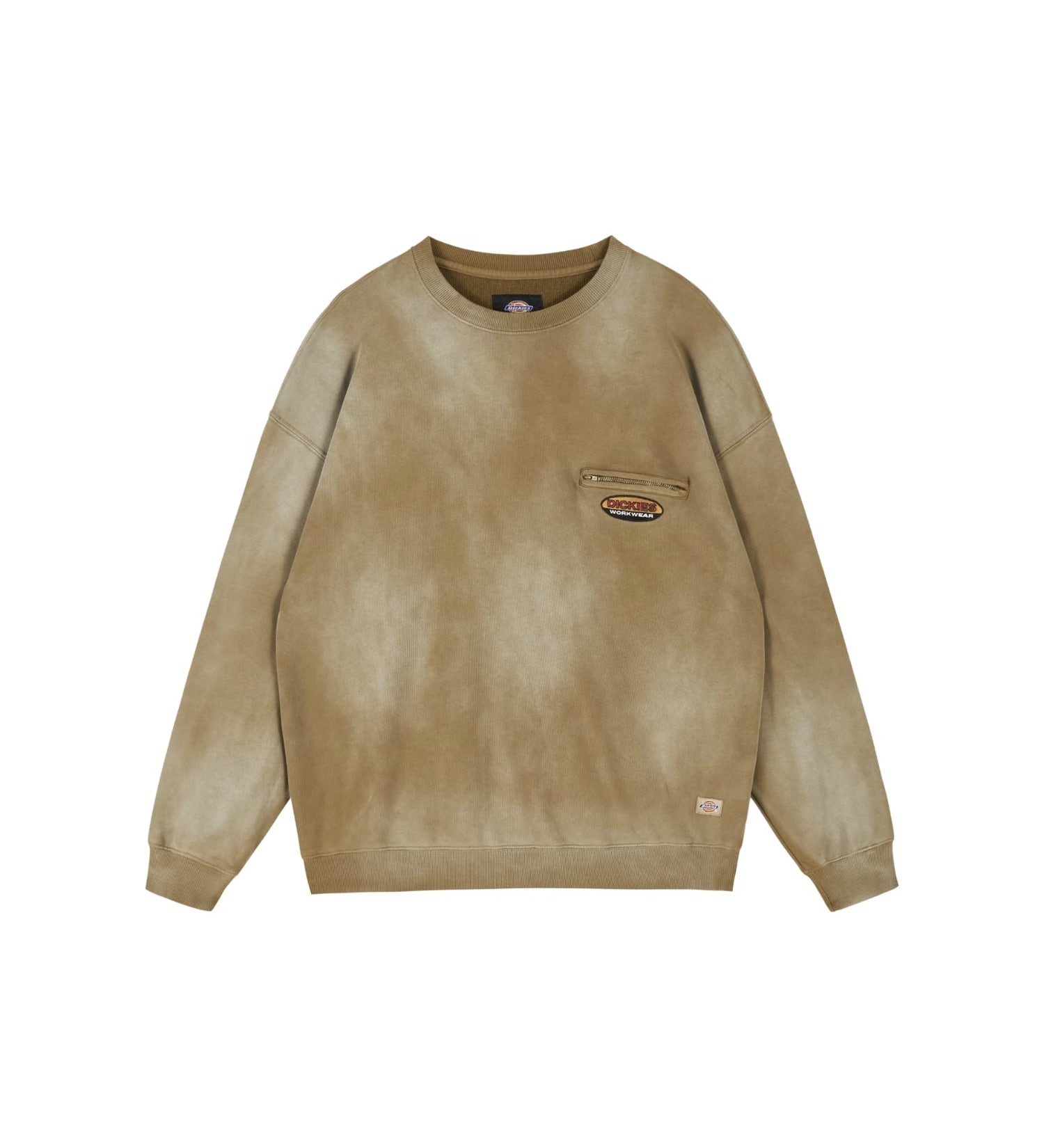 Dickies(ディッキーズ)の【Dickies(R) x  SEDAN ALL-PURPOSE(R)】Faded Washed Crewneck Sweatshirt|トップス/スウェット/メンズ|カーキ