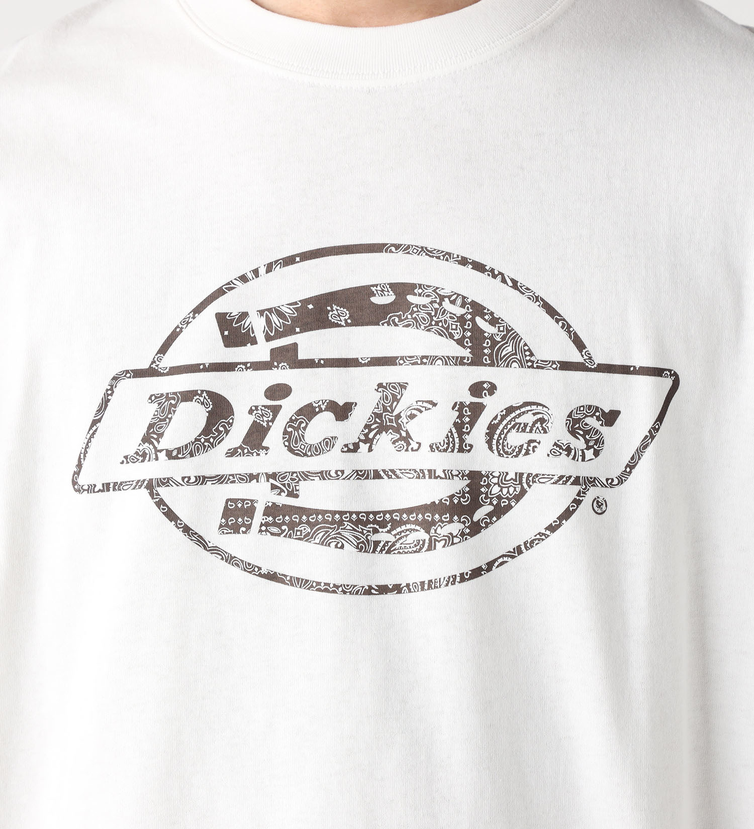 Dickies(ディッキーズ)のバンダナ ロングスリーブTシャツ|トップス/Tシャツ/カットソー/メンズ|ホワイト