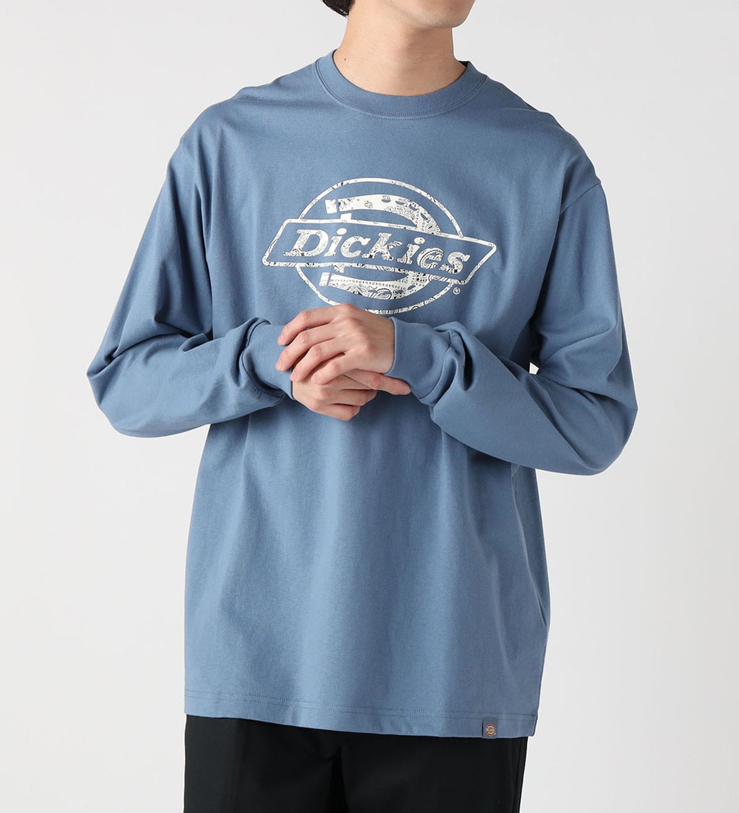 Dickies(ディッキーズ)のバンダナ ロングスリーブTシャツ|トップス/Tシャツ/カットソー/メンズ|ブルー