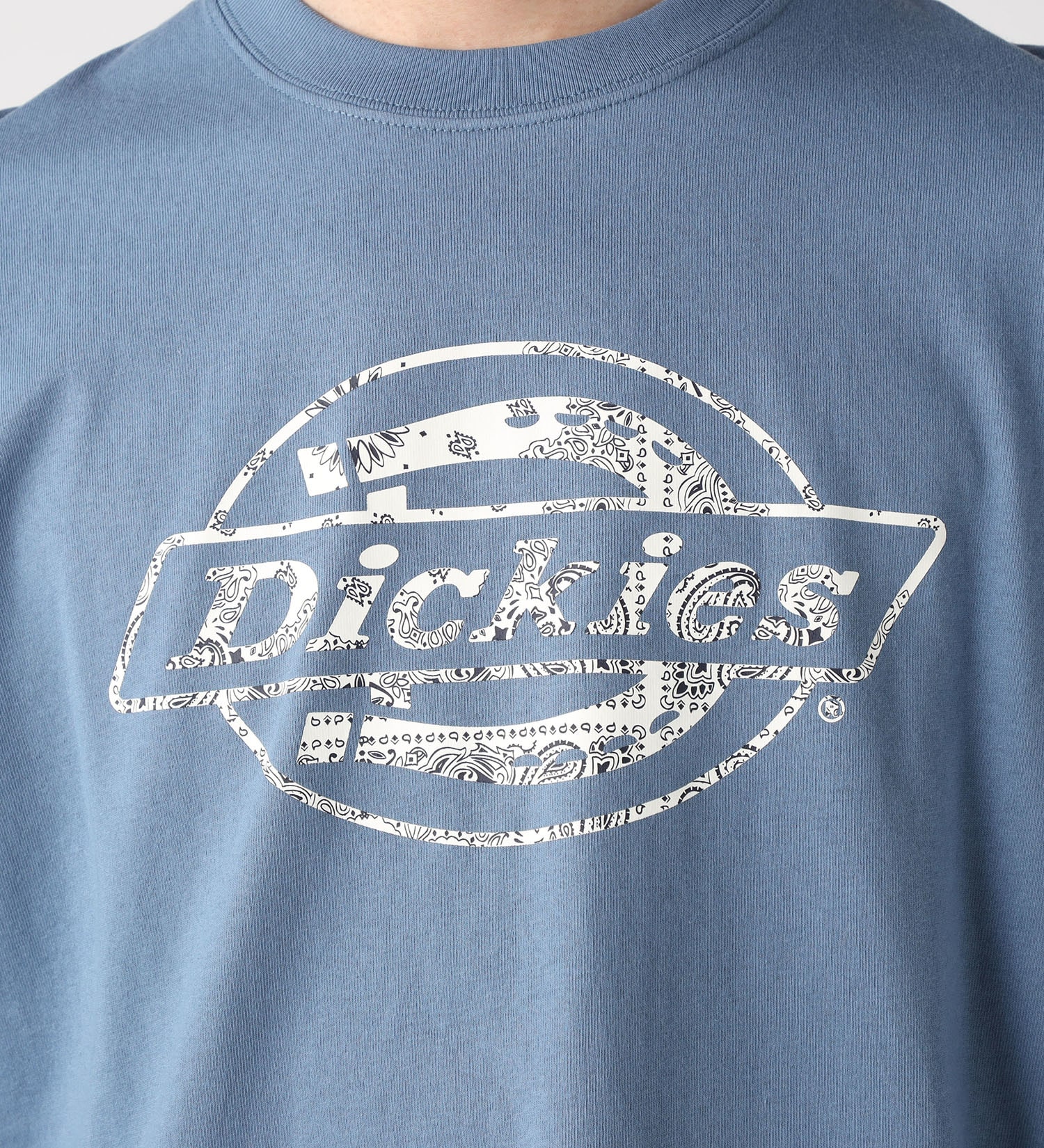 Dickies(ディッキーズ)のバンダナ ロングスリーブTシャツ|トップス/Tシャツ/カットソー/メンズ|ブルー