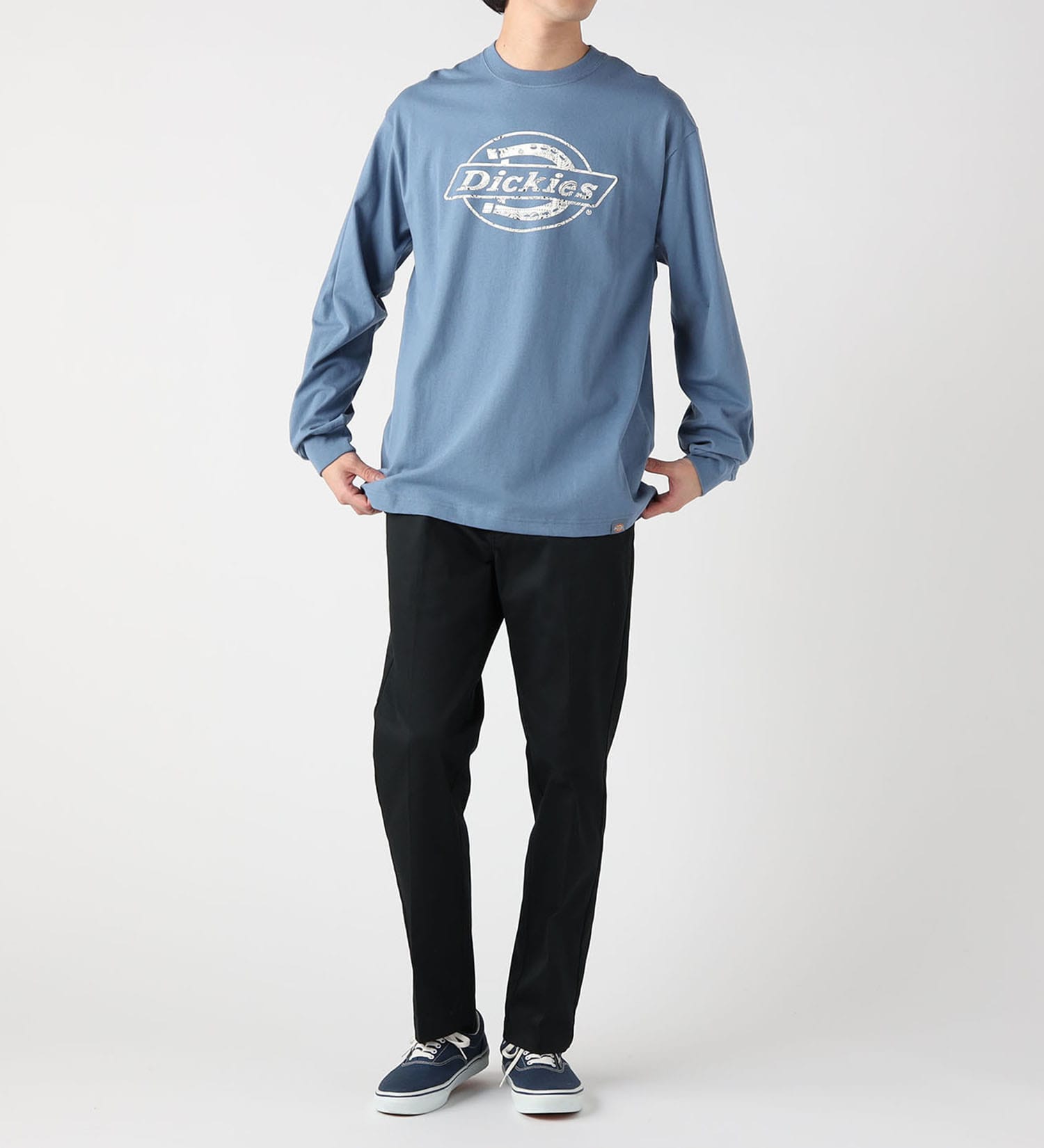 Dickies(ディッキーズ)のバンダナ ロングスリーブTシャツ|トップス/Tシャツ/カットソー/メンズ|ブルー