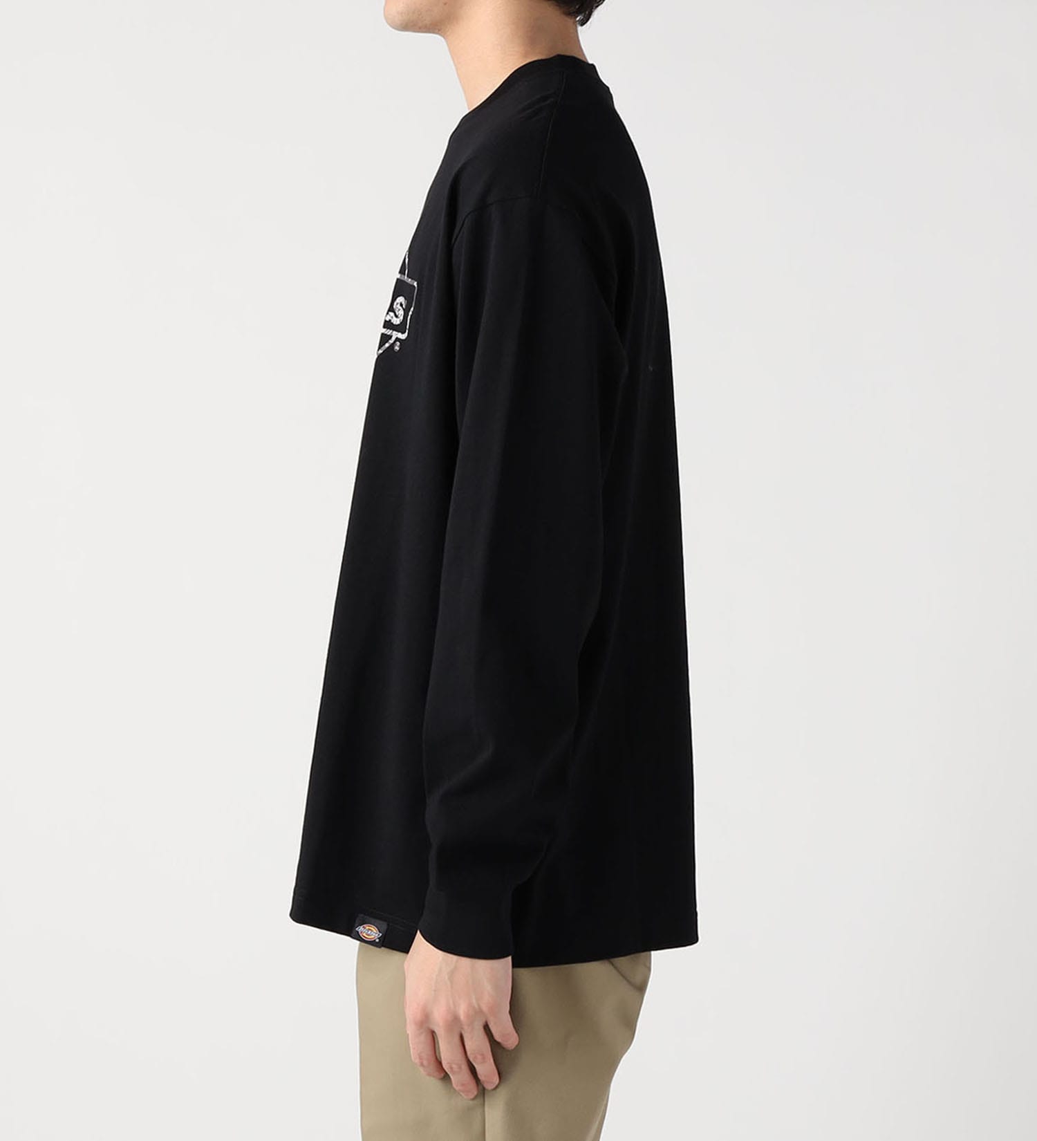 Dickies(ディッキーズ)のバンダナ ロングスリーブTシャツ|トップス/Tシャツ/カットソー/メンズ|ブラック