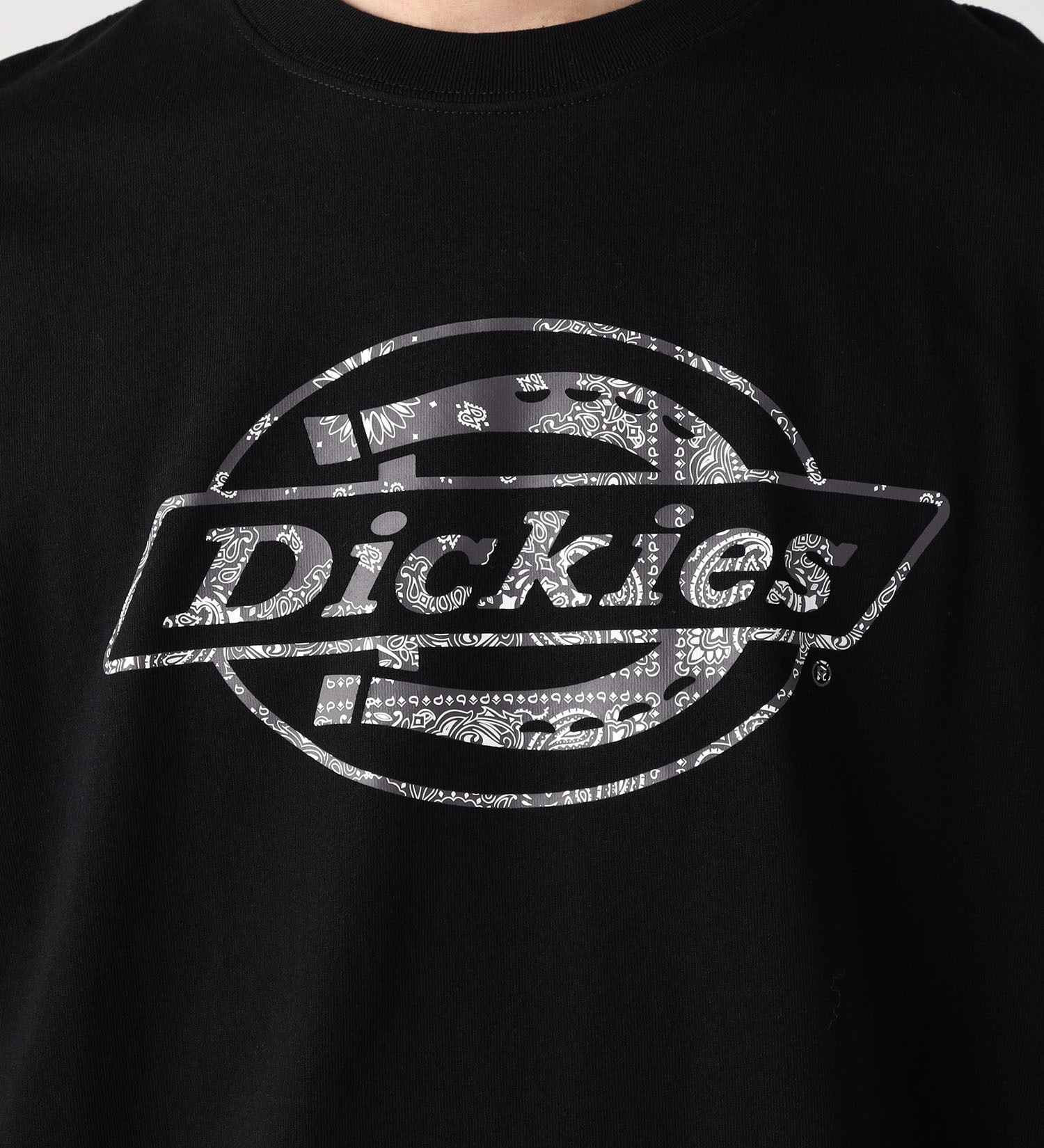Dickies(ディッキーズ)のバンダナ ロングスリーブTシャツ|トップス/Tシャツ/カットソー/メンズ|ブラック