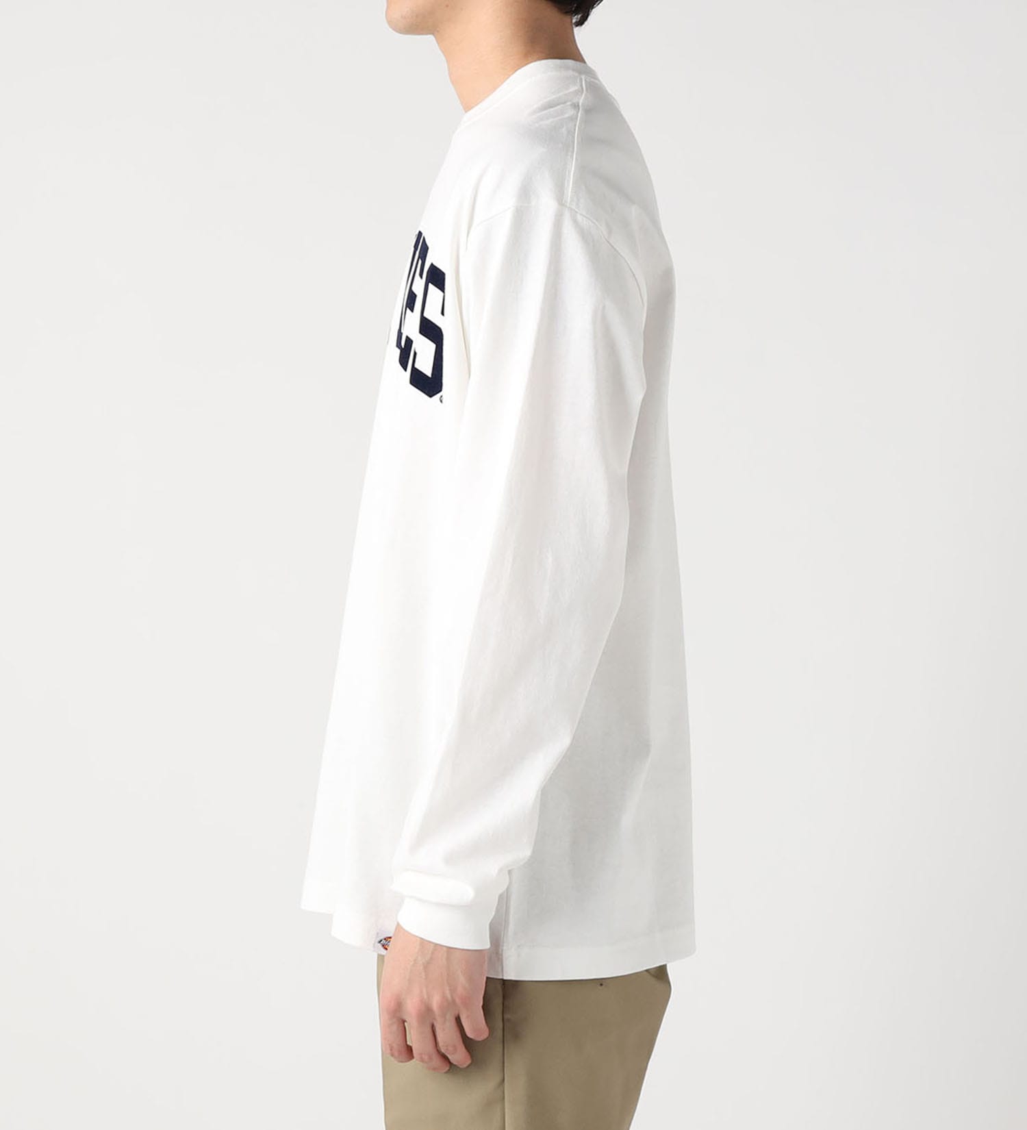 Dickies(ディッキーズ)のアーチロゴ ロングスリーブTシャツ|トップス/Tシャツ/カットソー/メンズ|ホワイト