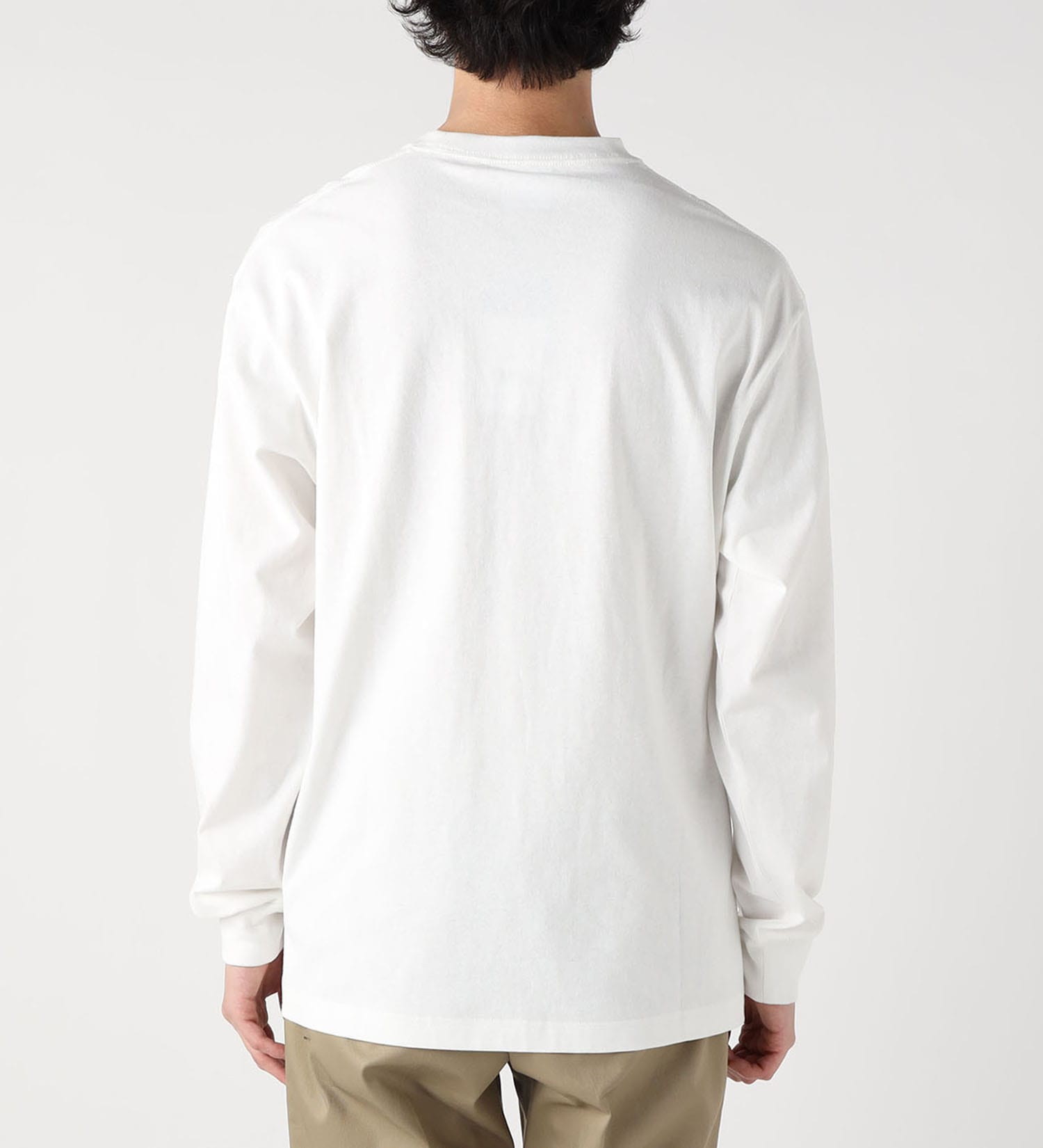 Dickies(ディッキーズ)のアーチロゴ ロングスリーブTシャツ|トップス/Tシャツ/カットソー/メンズ|ホワイト