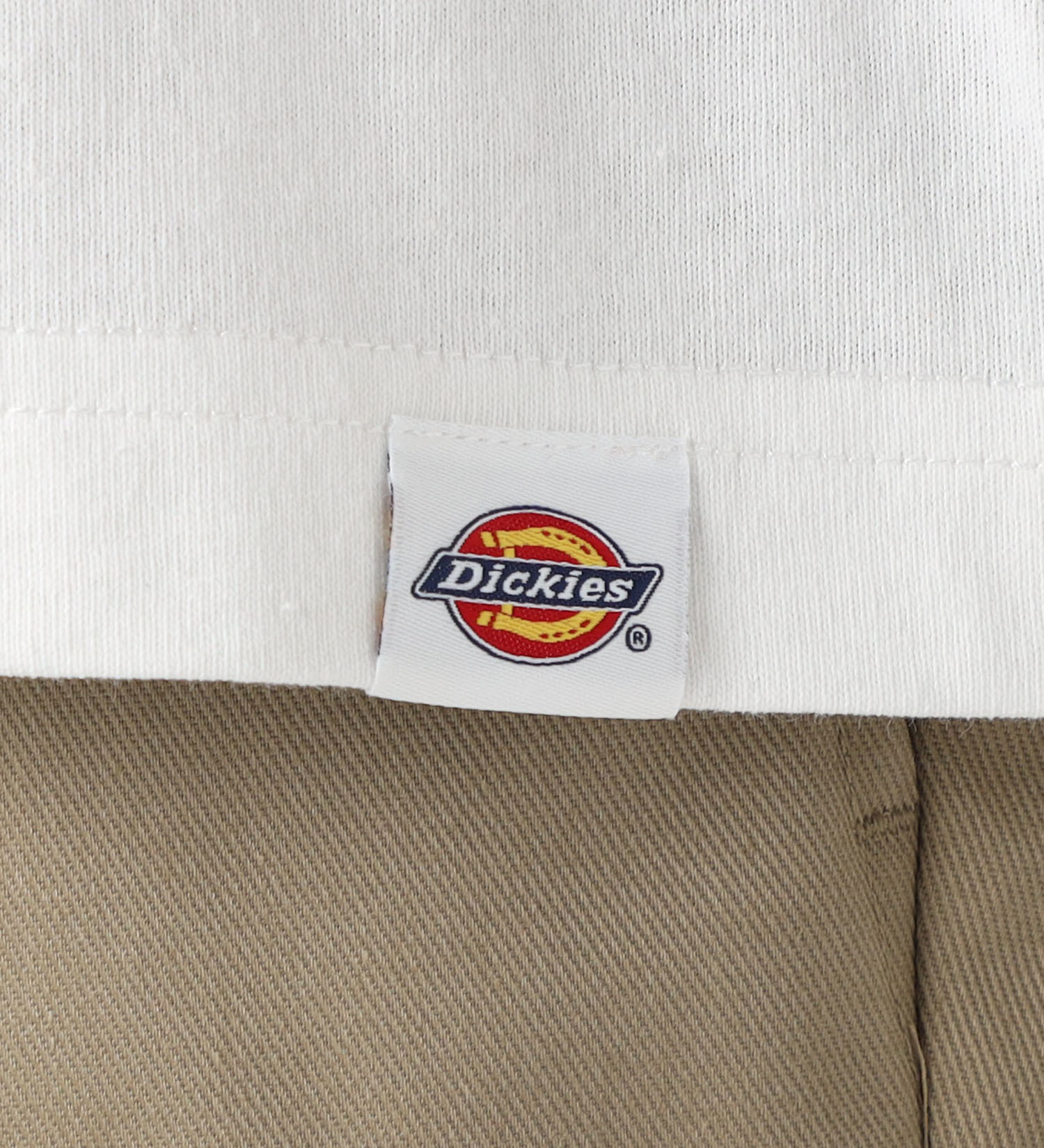 Dickies(ディッキーズ)のアーチロゴ ロングスリーブTシャツ|トップス/Tシャツ/カットソー/メンズ|ホワイト
