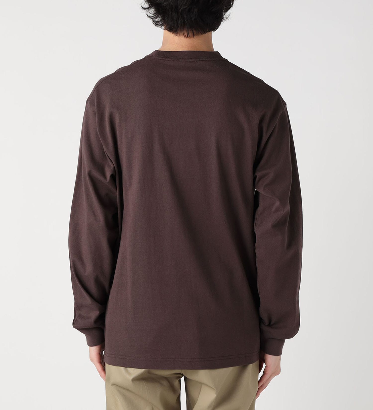 Dickies(ディッキーズ)のアーチロゴ ロングスリーブTシャツ|トップス/Tシャツ/カットソー/メンズ|ダークブラウン