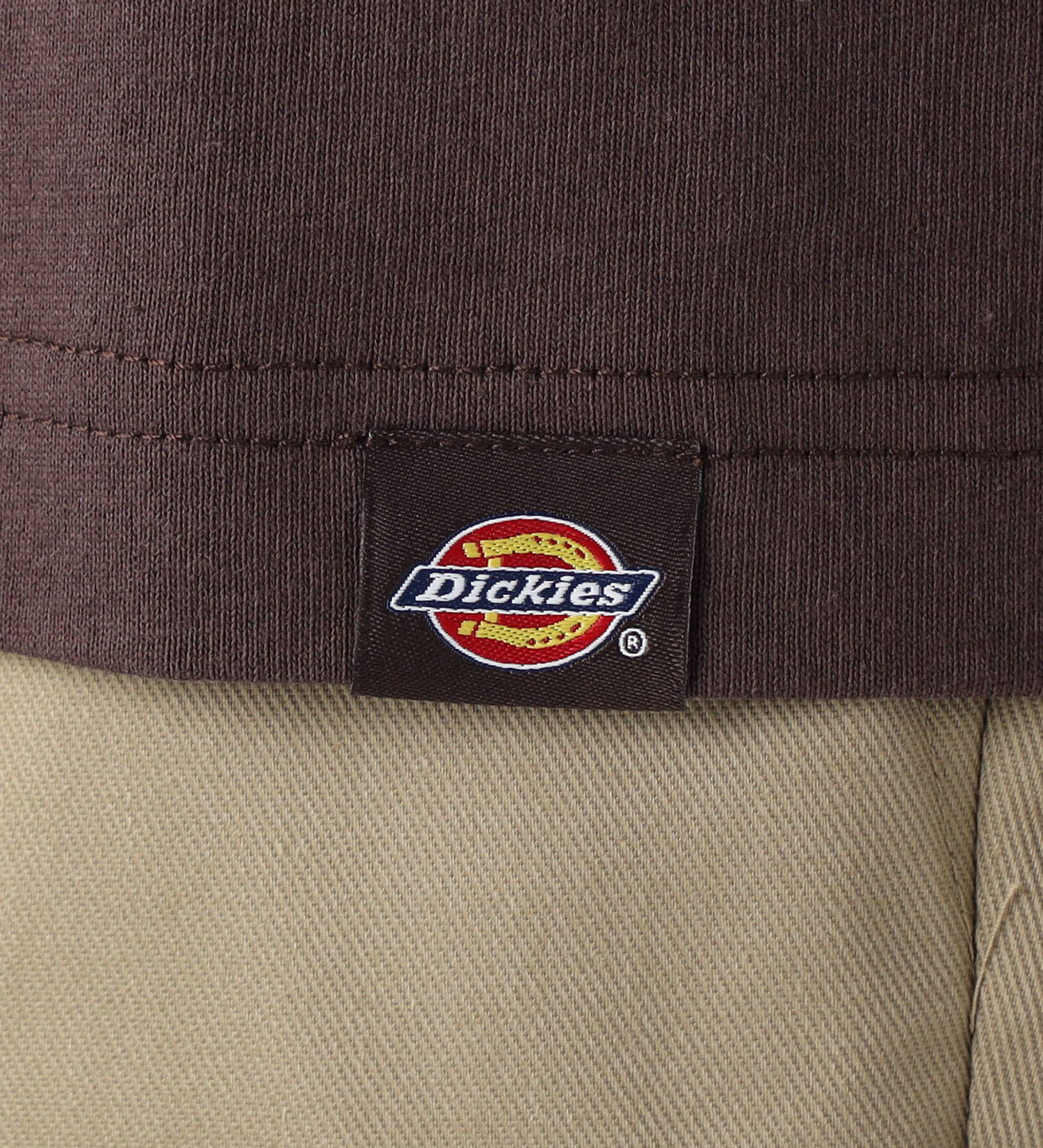 Dickies(ディッキーズ)のアーチロゴ ロングスリーブTシャツ|トップス/Tシャツ/カットソー/メンズ|ダークブラウン