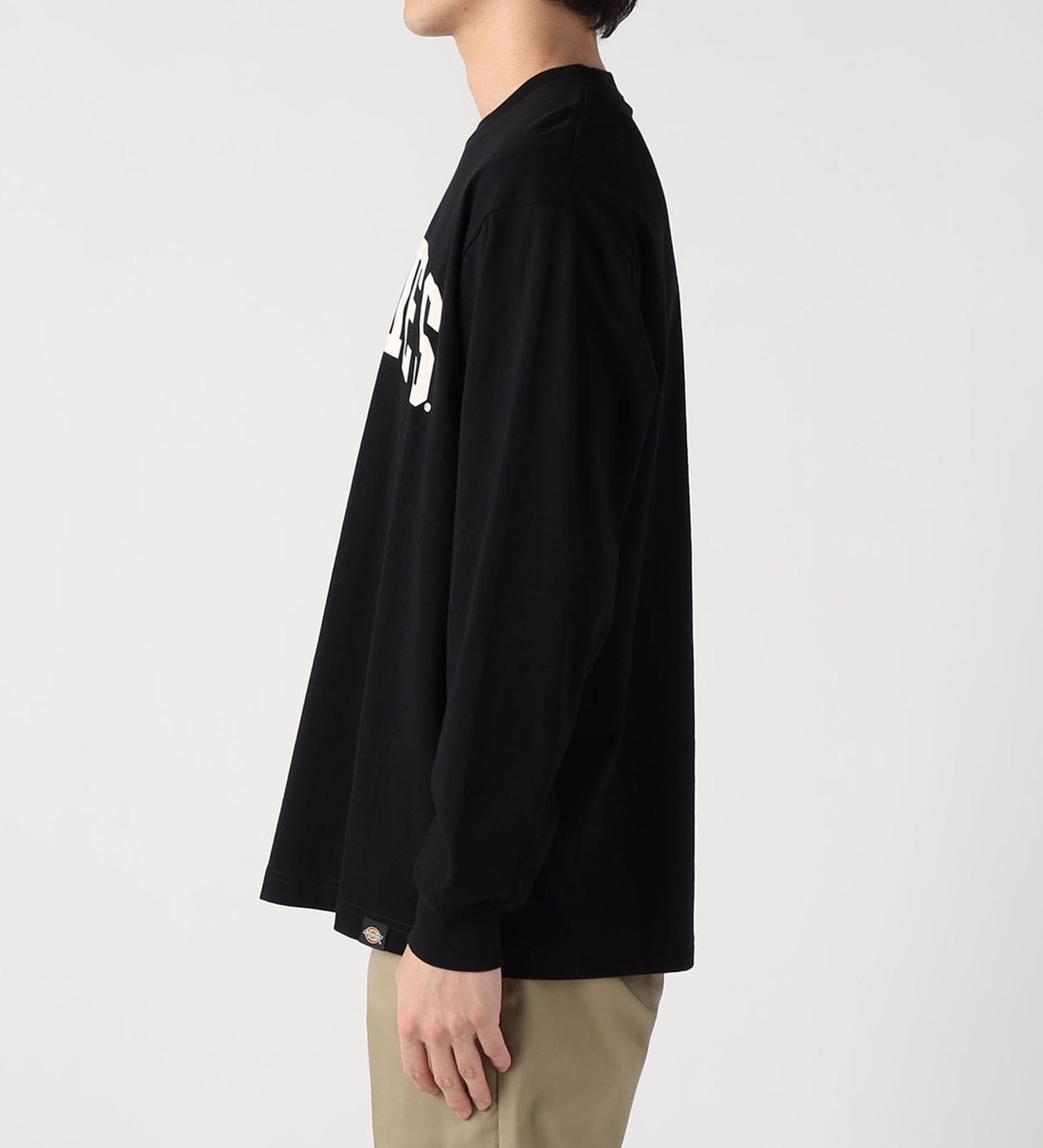 Dickies(ディッキーズ)のアーチロゴ ロングスリーブTシャツ|トップス/Tシャツ/カットソー/メンズ|ブラック