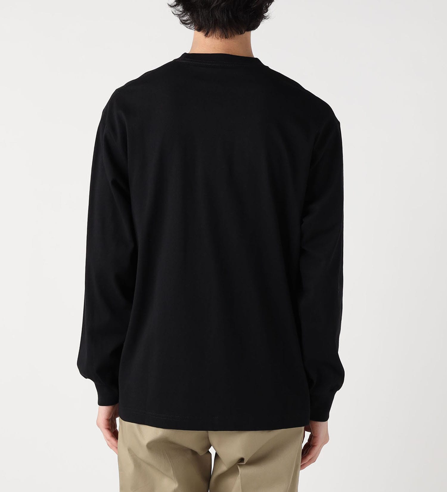 Dickies(ディッキーズ)のアーチロゴ ロングスリーブTシャツ|トップス/Tシャツ/カットソー/メンズ|ブラック