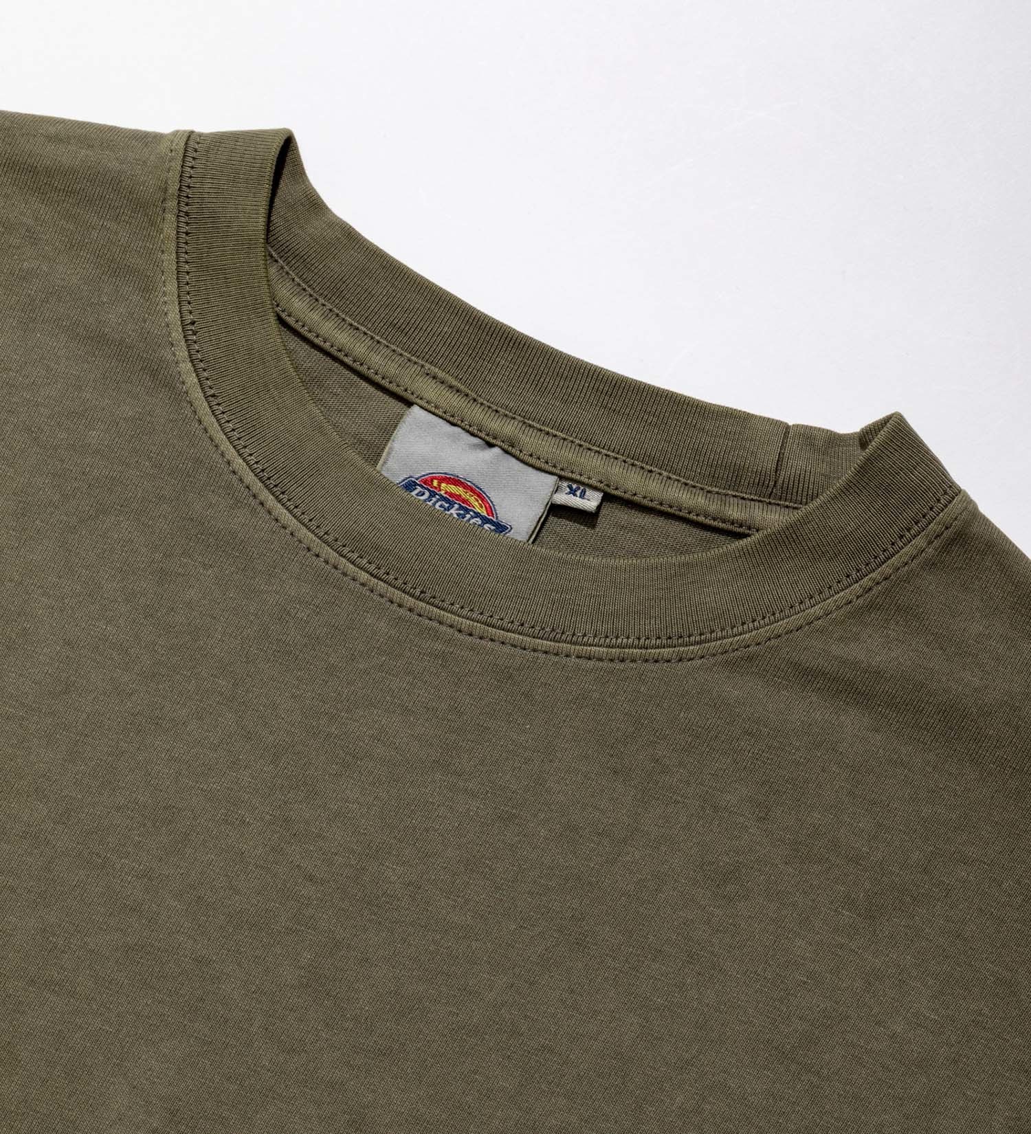 Dickies(ディッキーズ)のピグメント ロングスリーブTシャツ|トップス/Tシャツ/カットソー/メンズ|グリーン