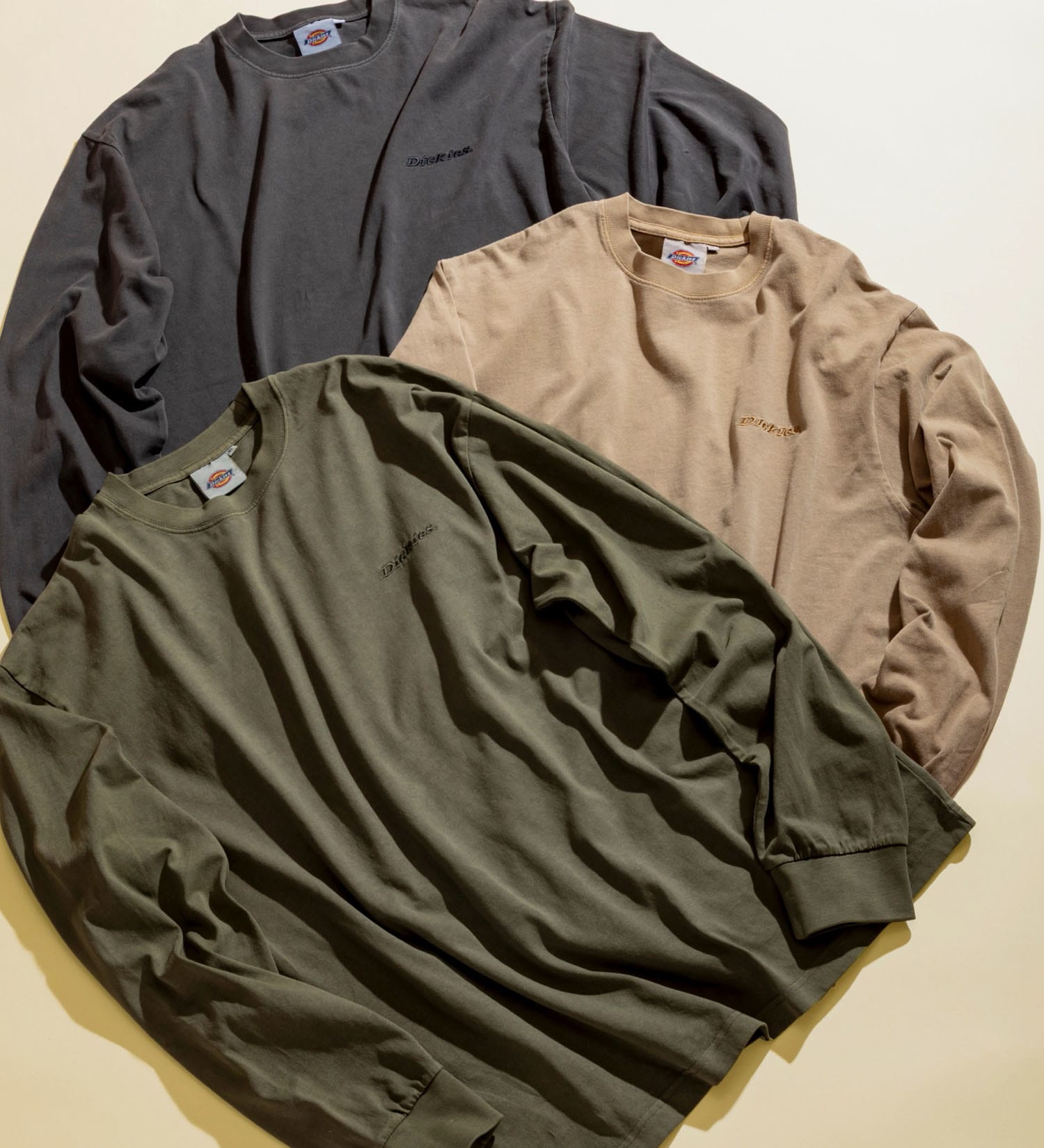 Dickies(ディッキーズ)のピグメント ロングスリーブTシャツ|トップス/Tシャツ/カットソー/メンズ|グリーン