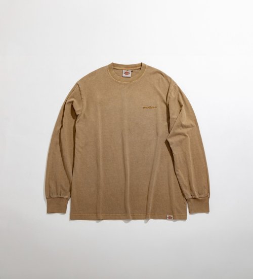 Dickies(ディッキーズ)のピグメント ロングスリーブTシャツ|トップス/Tシャツ/カットソー/メンズ|ベージュ