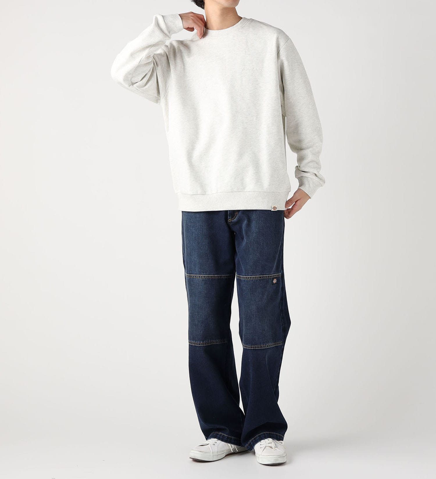 Dickies(ディッキーズ)のエンブレム クルースウェット|トップス/スウェット/メンズ|ヘザ－グレー