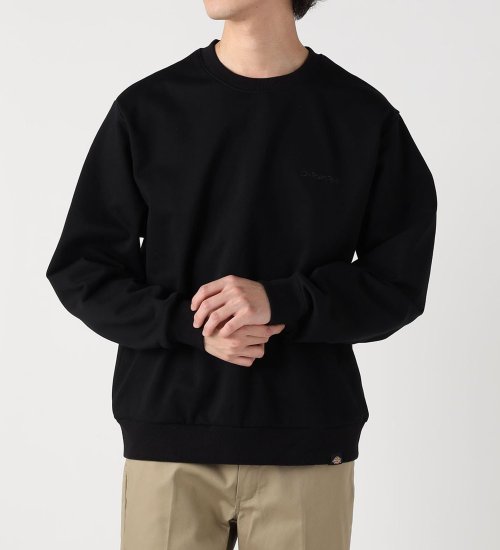 Dickies(ディッキーズ)のエンブレム クルースウェット|トップス/スウェット/メンズ|ブラック