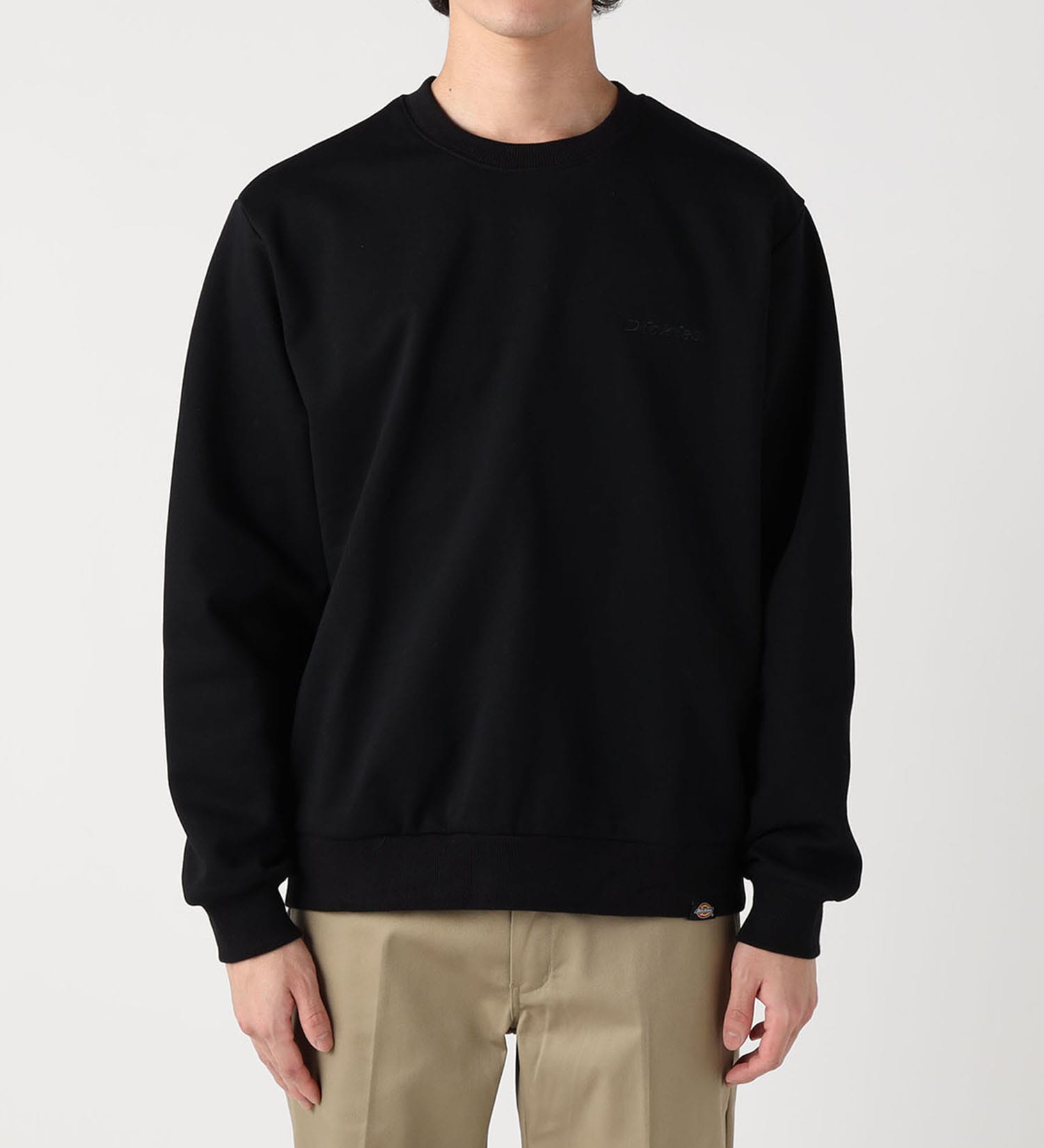 Dickies(ディッキーズ)のエンブレム クルースウェット|トップス/スウェット/メンズ|ブラック
