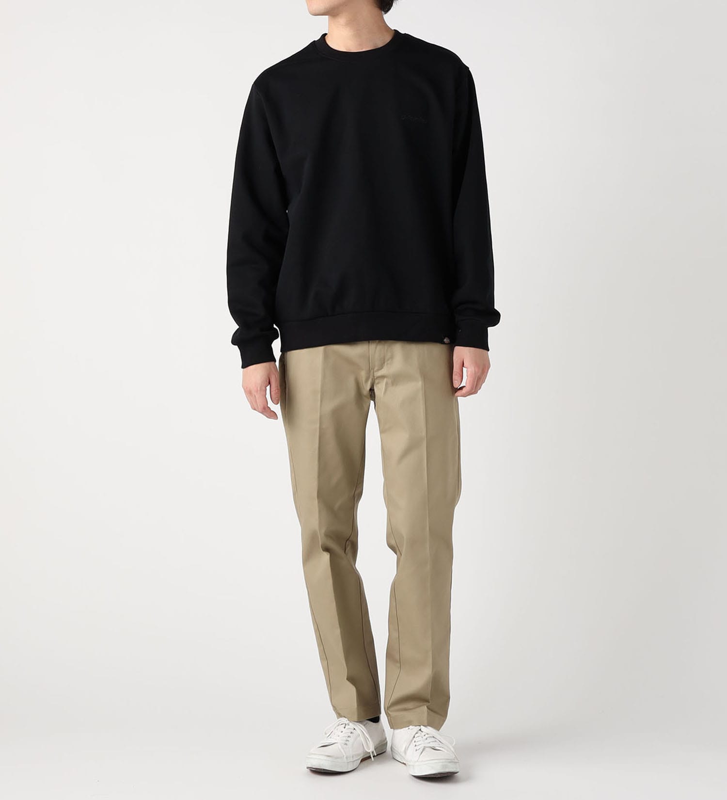 Dickies(ディッキーズ)のエンブレム クルースウェット|トップス/スウェット/メンズ|ブラック