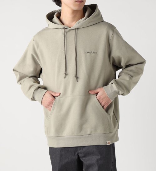 Dickies(ディッキーズ)のエンブレム フーディー|トップス/パーカー/メンズ|ベージュ