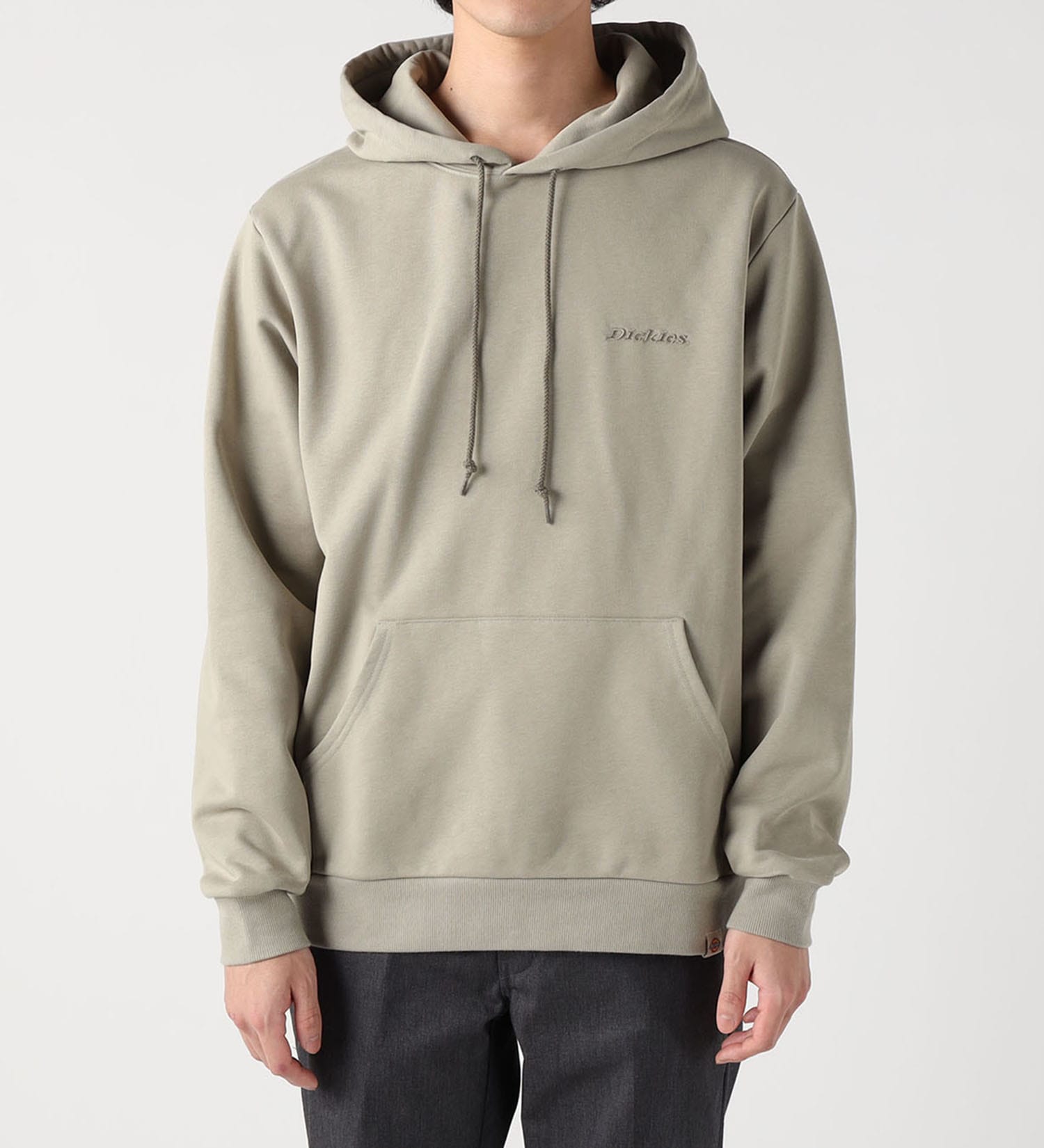 Dickies(ディッキーズ)のエンブレム フーディー|トップス/パーカー/メンズ|ベージュ